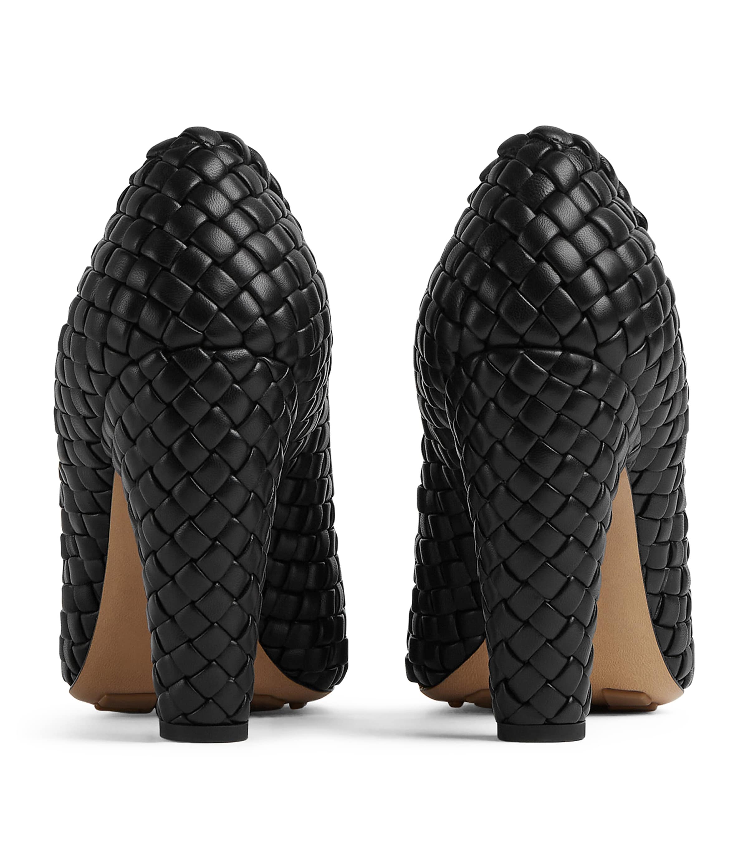 Bottega Veneta Leather Canalazzo Pumps 100 Image 3