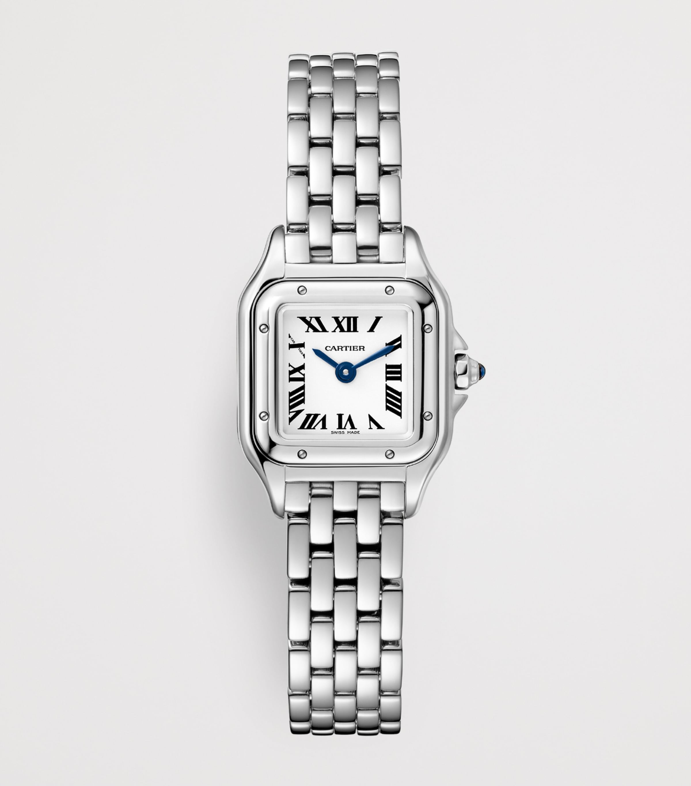 Mini Steel Panthère de Cartier Watch 19mm SILVER Image 2