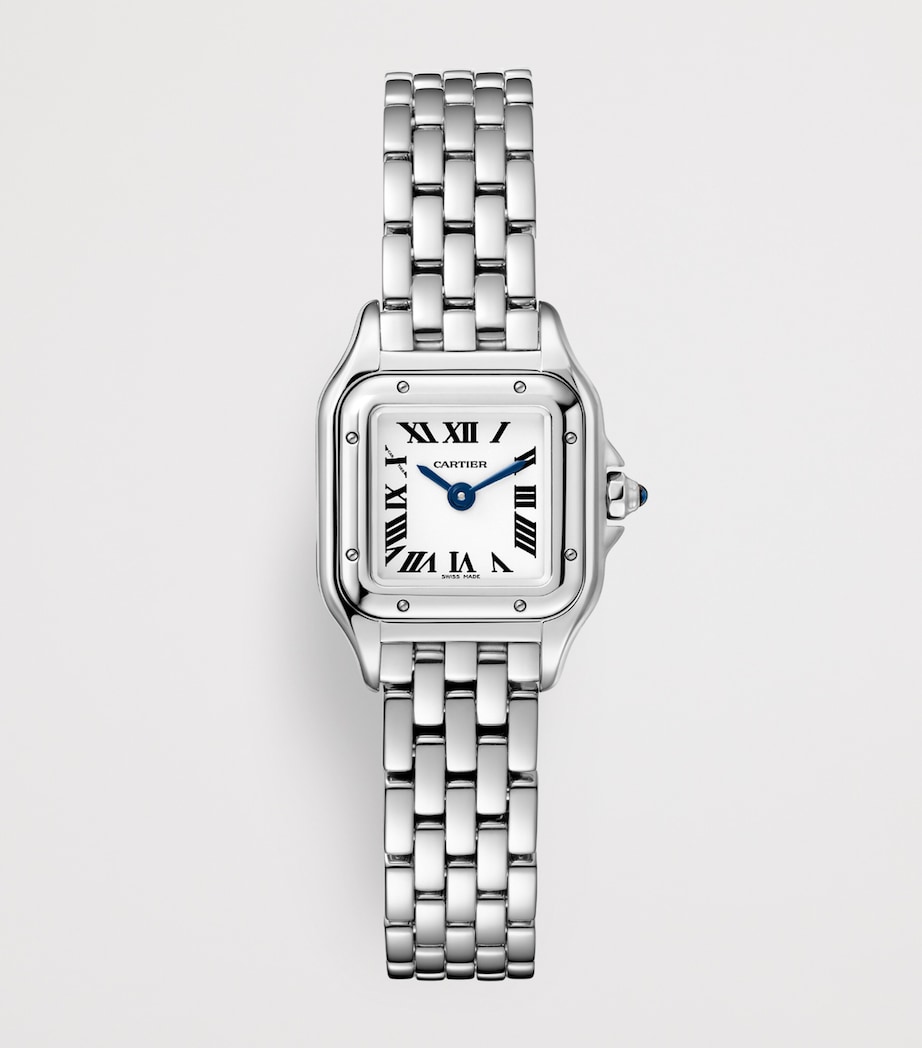 Mini Steel Panthère de Cartier Watch 19mm SILVER Image 2