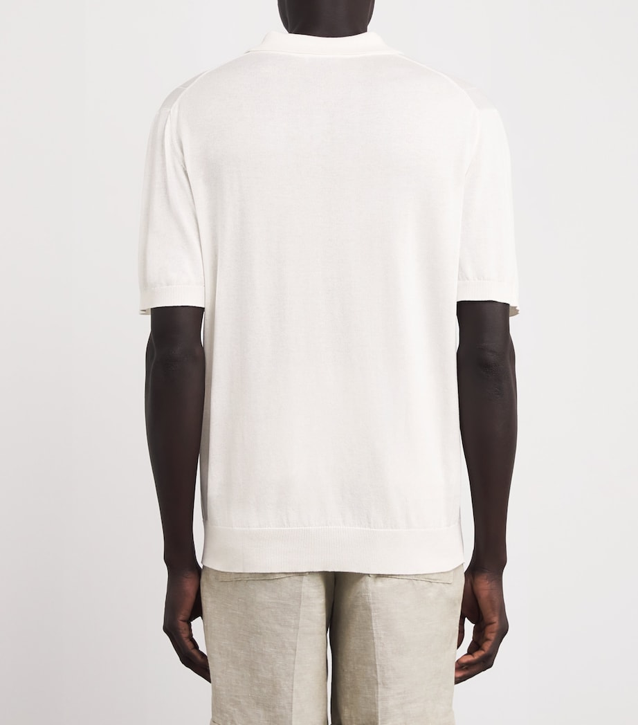 Cotton Milano Knit Jacket 02 WHITE Image 4