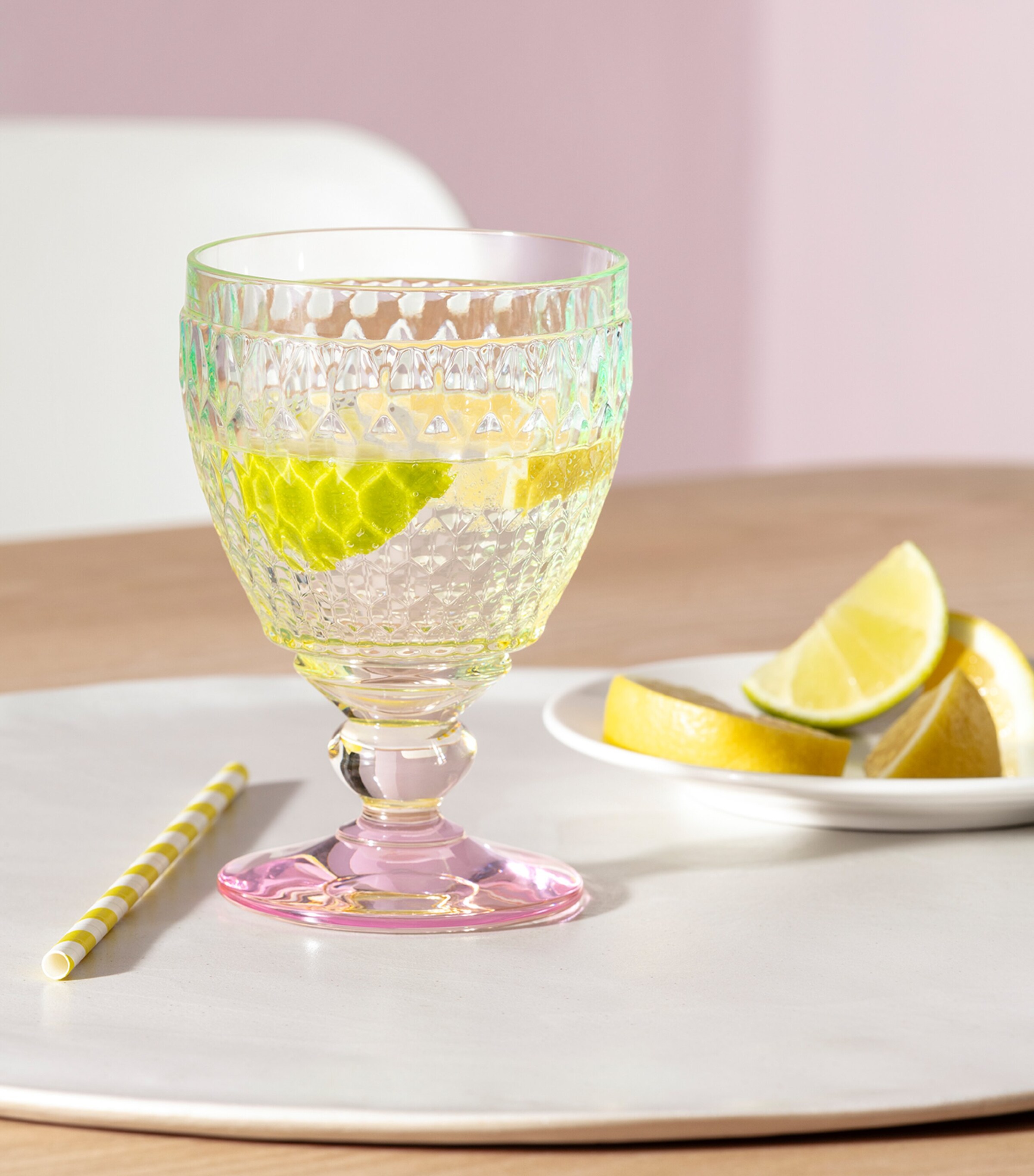 Villeroy & Boch Set of 4 Boston Pearl Water Goblets (250ml) Image 2
