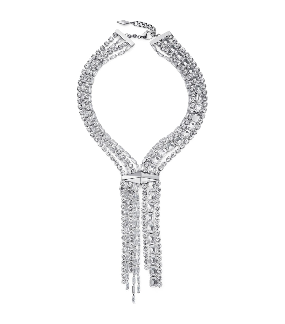 Crystal-Embellished Zandra Necklace SILVER/CRYSTAL Image 1