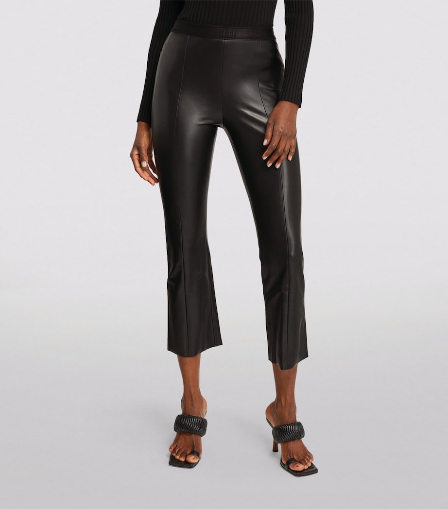 Vegan Leather Jenna Trousers 7005 BLACK Image 3