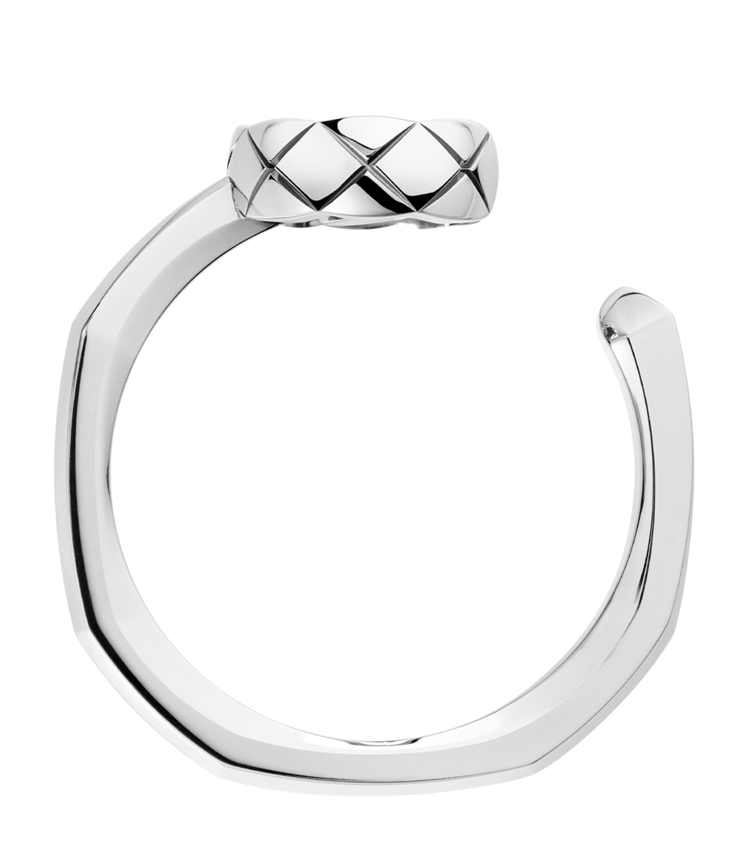 White Gold and Diamond Coco Crush Ring WHITE GOLD Image 1