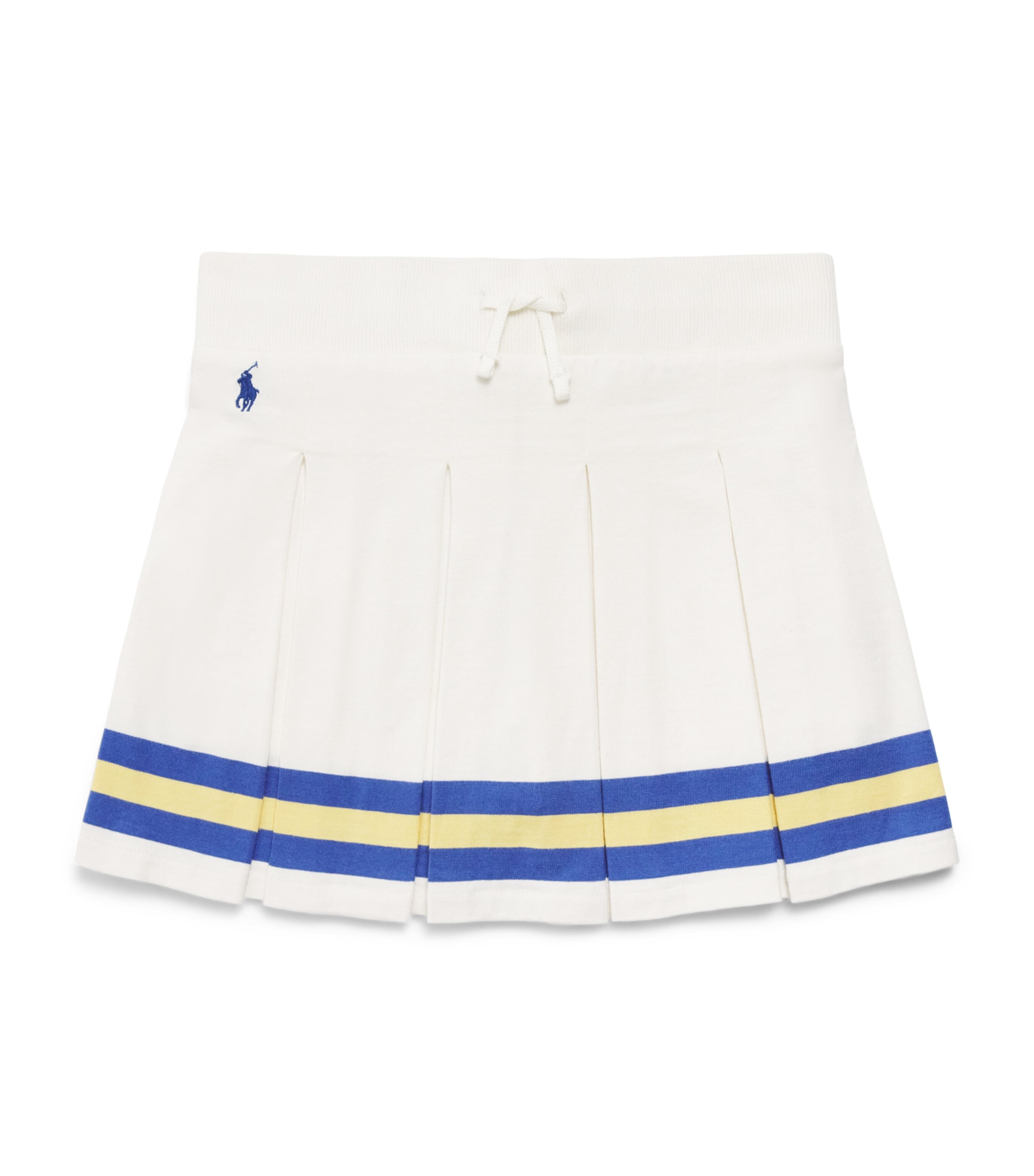Ralph Lauren Kids Pleated Polo Pony Skort (7-14 Years) White Image 1