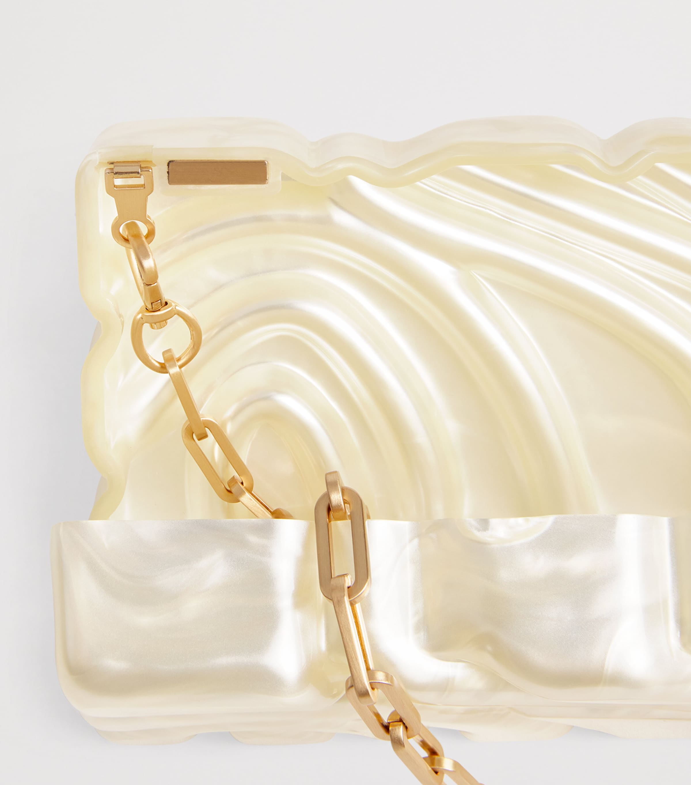 Aura Clutch Bag IVORY Image 4