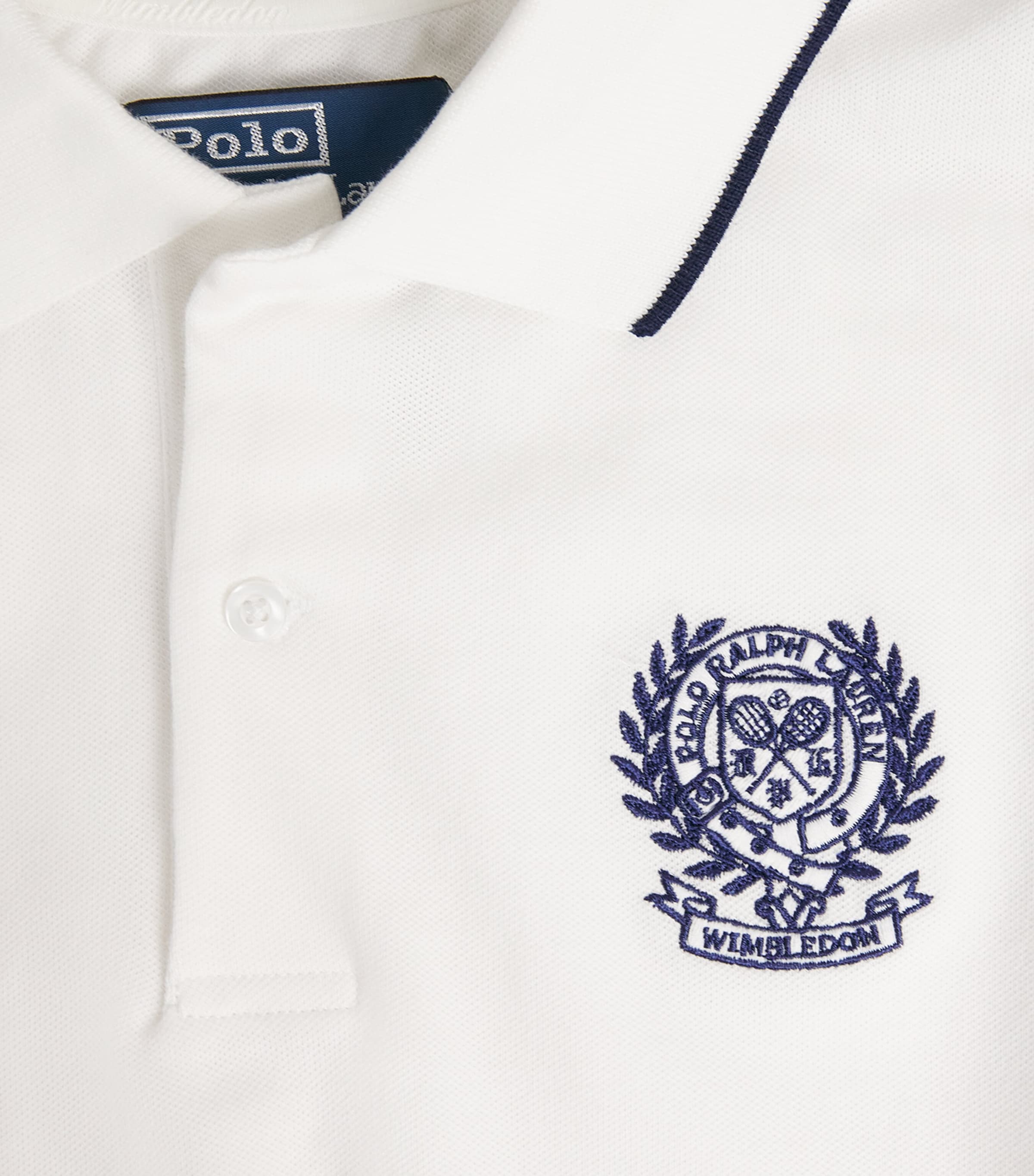 Polo Ralph Lauren Womens x Wimbledon Sleeveless Polo Shirt White Image 6