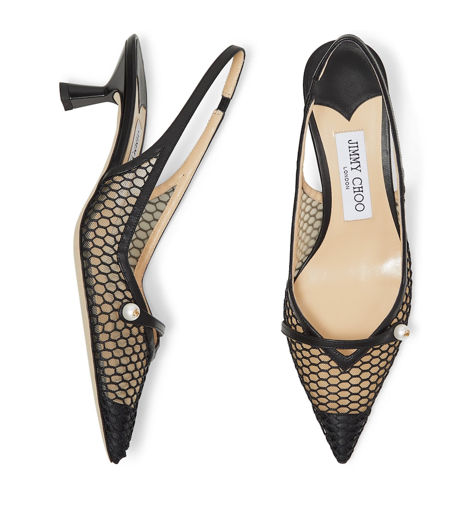 Amita 45 Slingback Pumps BLACK/BLACK Image 4