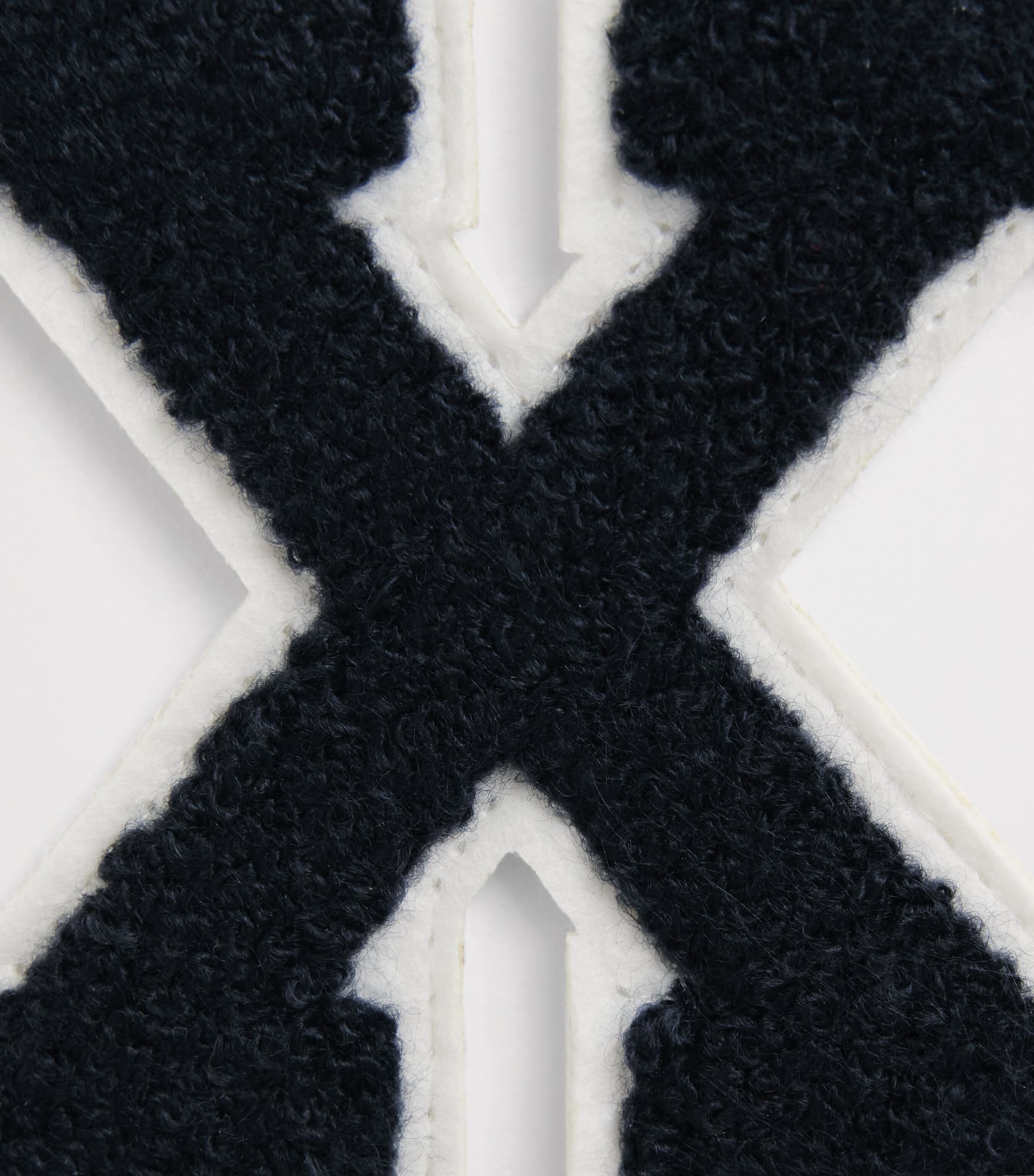 BECCO BAGS Letter X Patch Navy/white Image 3