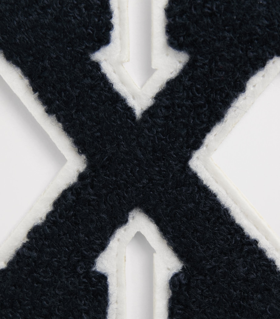 BECCO BAGS Letter X Patch Navy/white Image 3