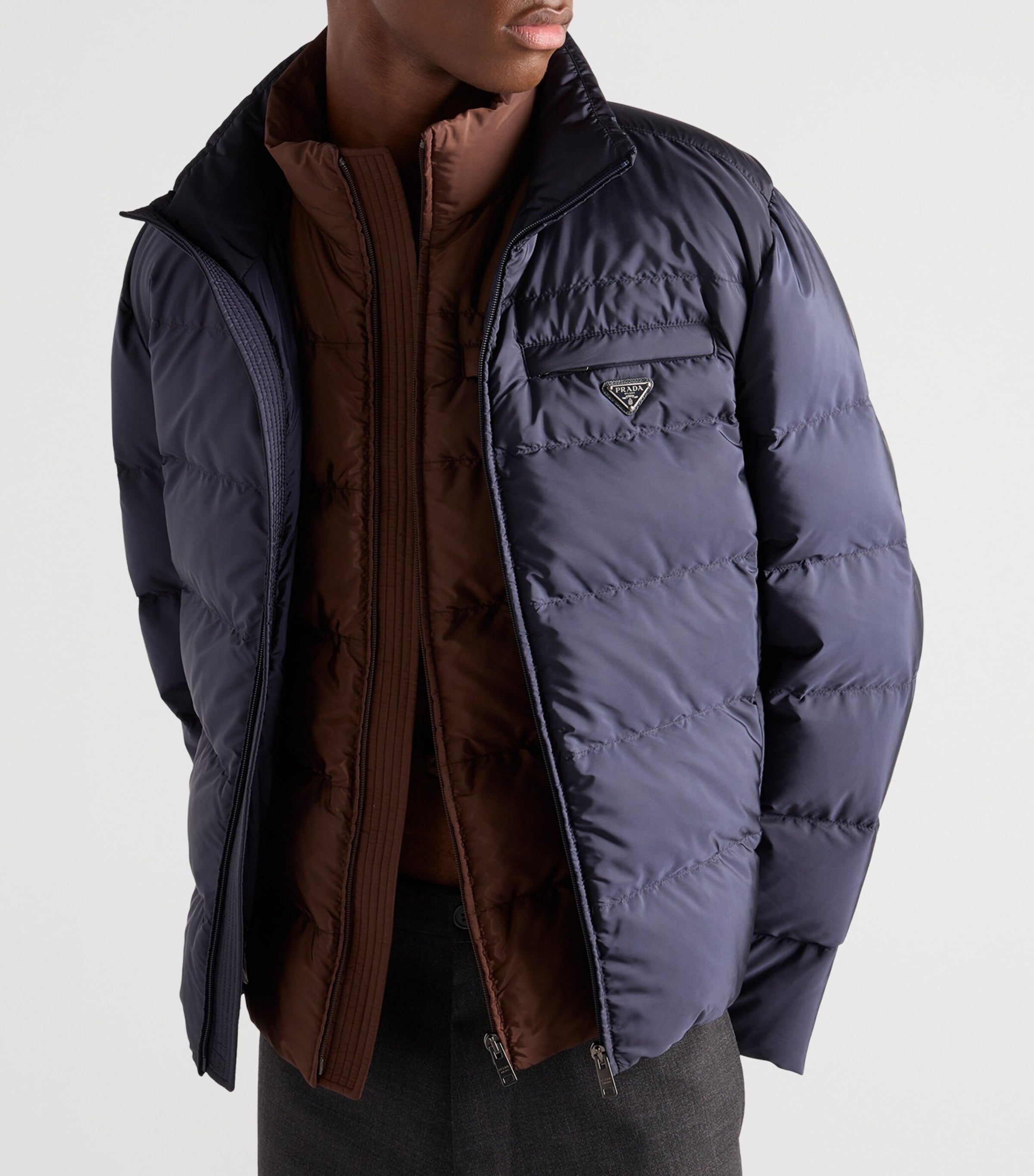 Re-Nylon Puffer Jacket F0ABB Image 3