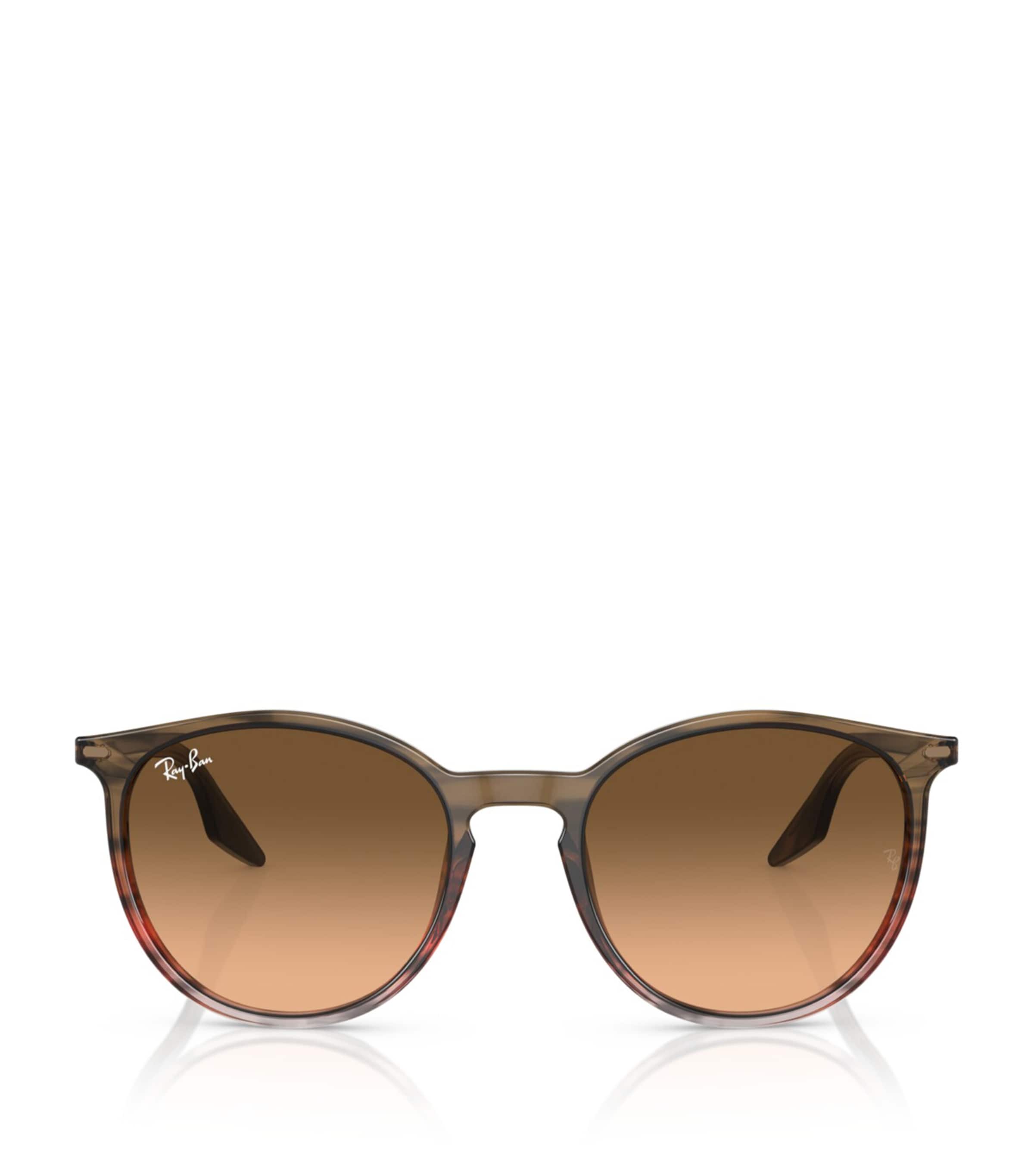 Ray-Ban Phantos Round Sunglasses Brown Image 1