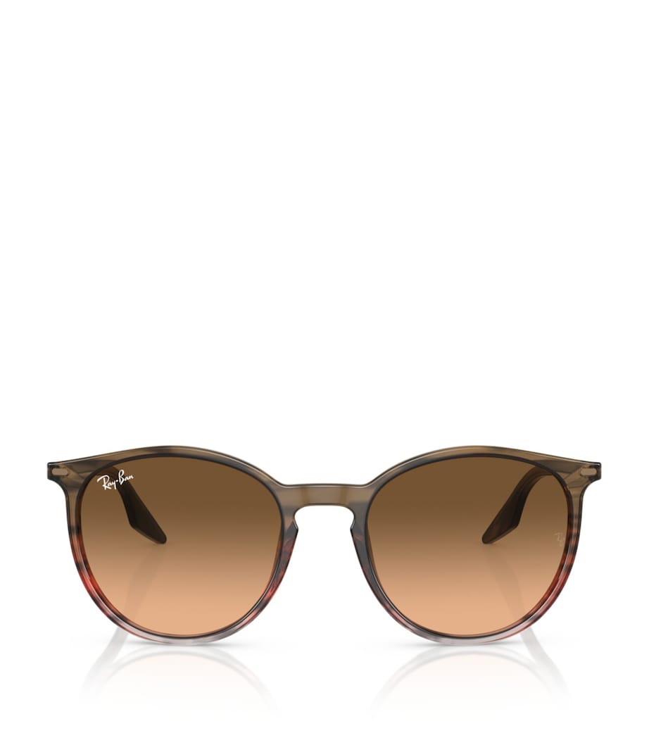Ray-Ban Phantos Round Sunglasses Brown Image 1