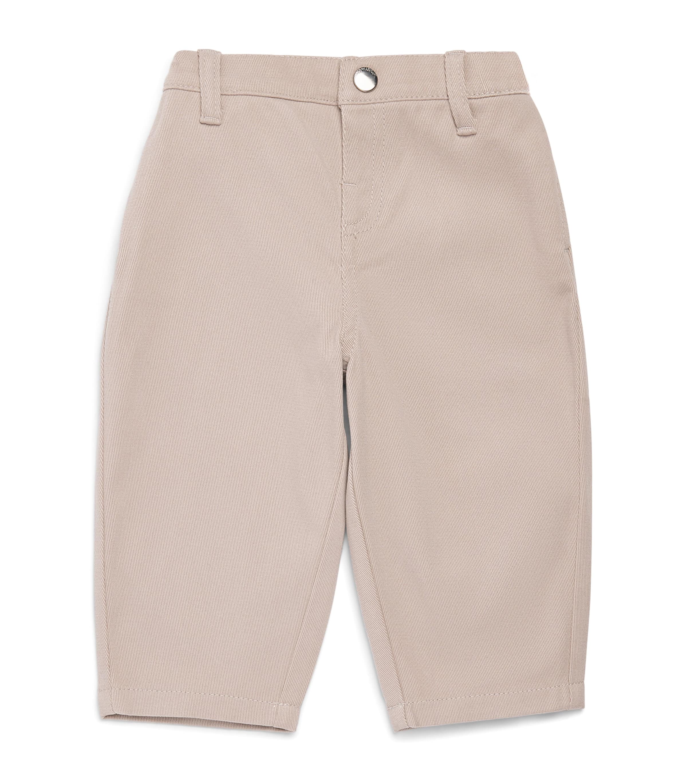 Emporio Armani Kids Straight-Leg Trousers (6-36 Months) Etherea Image 1