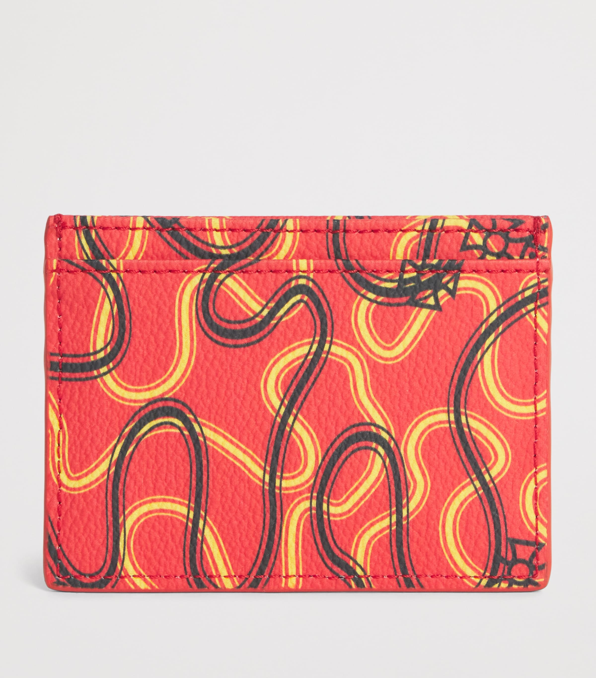 Vivienne Westwood Wiggle Print Card Holder Poppy Red Image 2