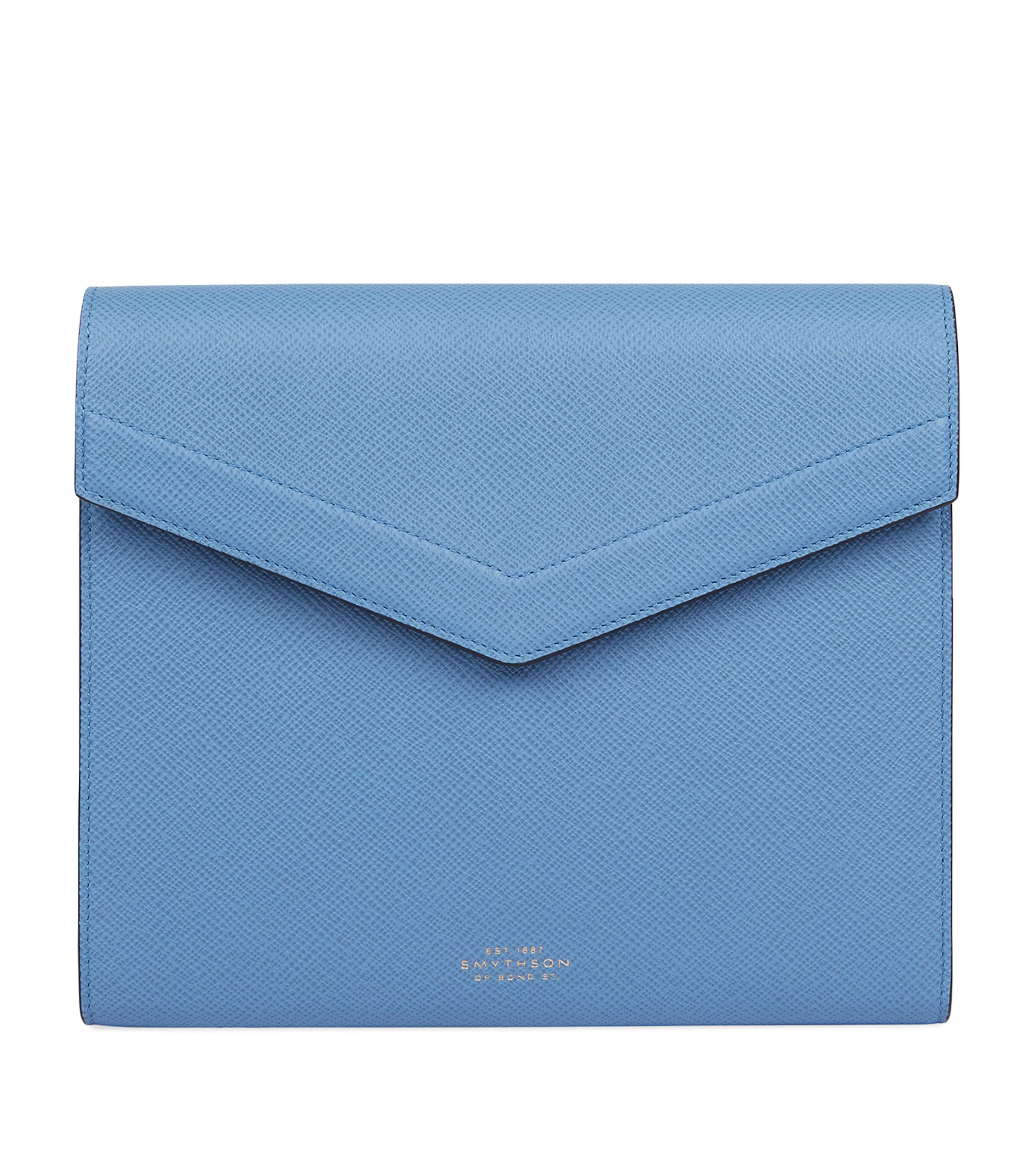 SMYTHSON LEATHER PANAMA A5 WRITING FOLDER
