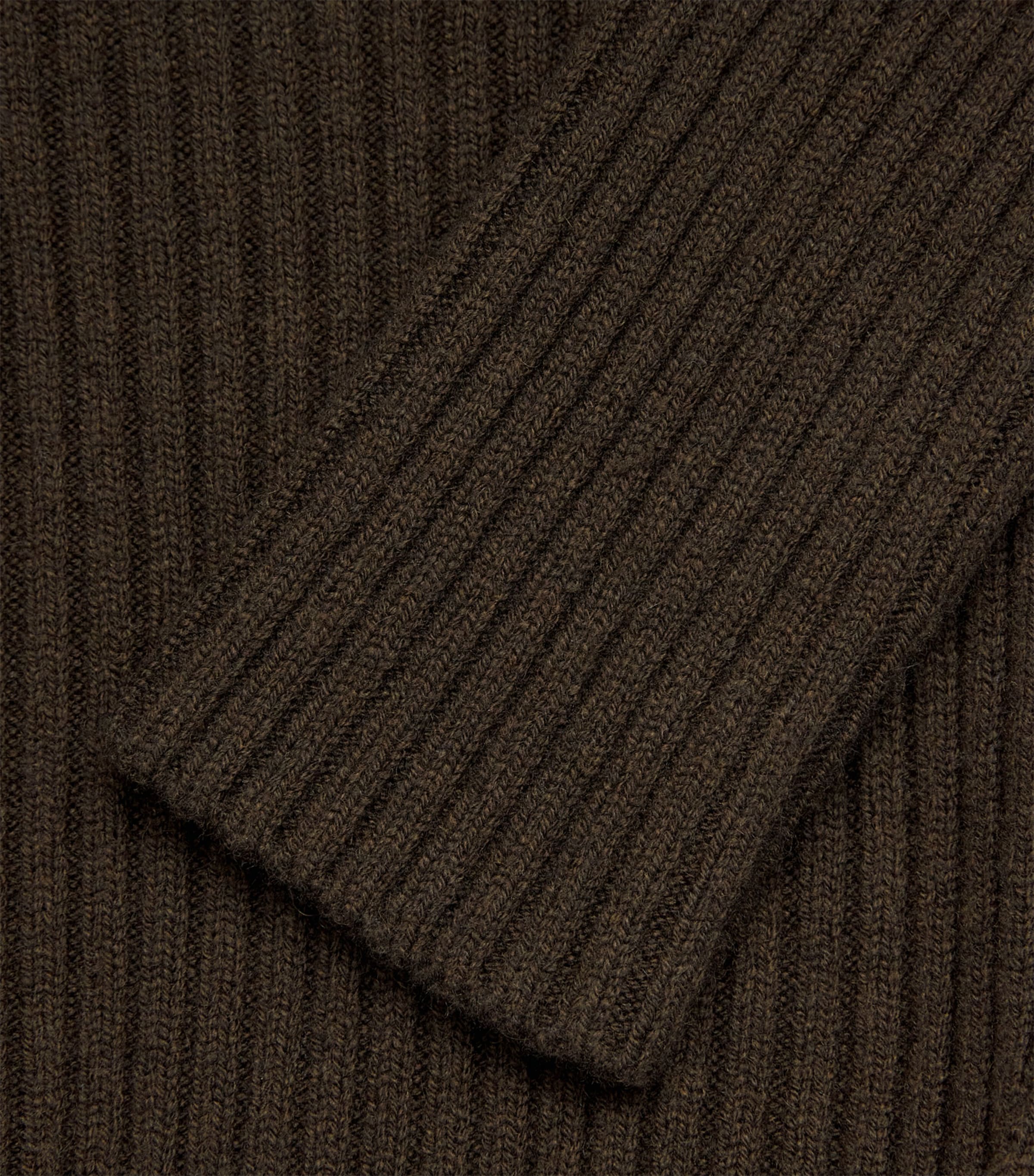 Wool-Blend Peplum Sweater MOSS GREEN Image 5