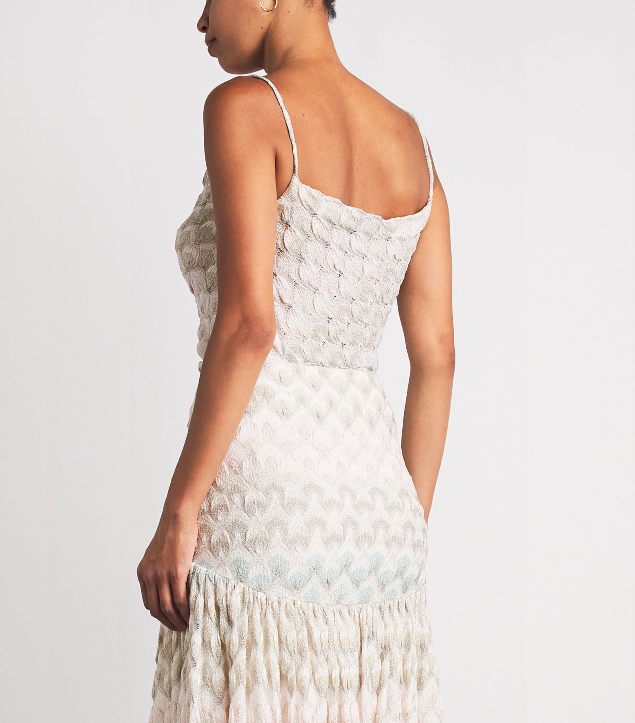Missoni Womens Lamé Lace Motif Cami Top Smsqb Multi B/p/w/y Image 5