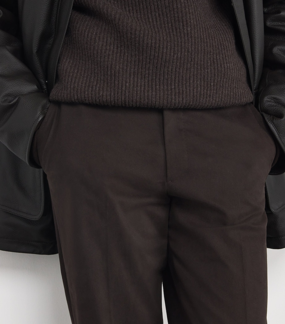 Cotton Trousers WALNUT Image 6