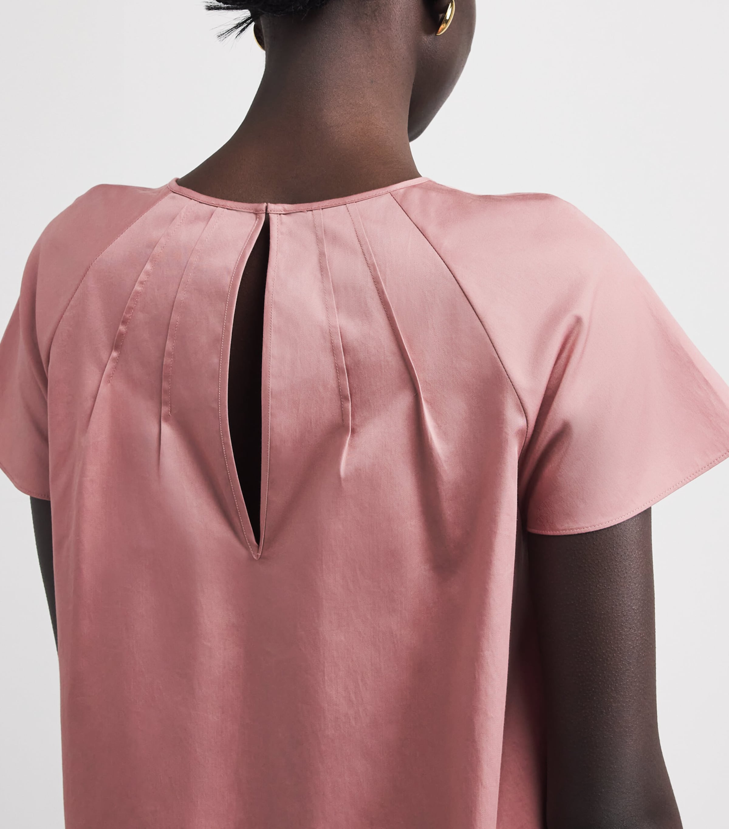 Joseph Womens Cotton Tazi Mini Dress Musk Image 3