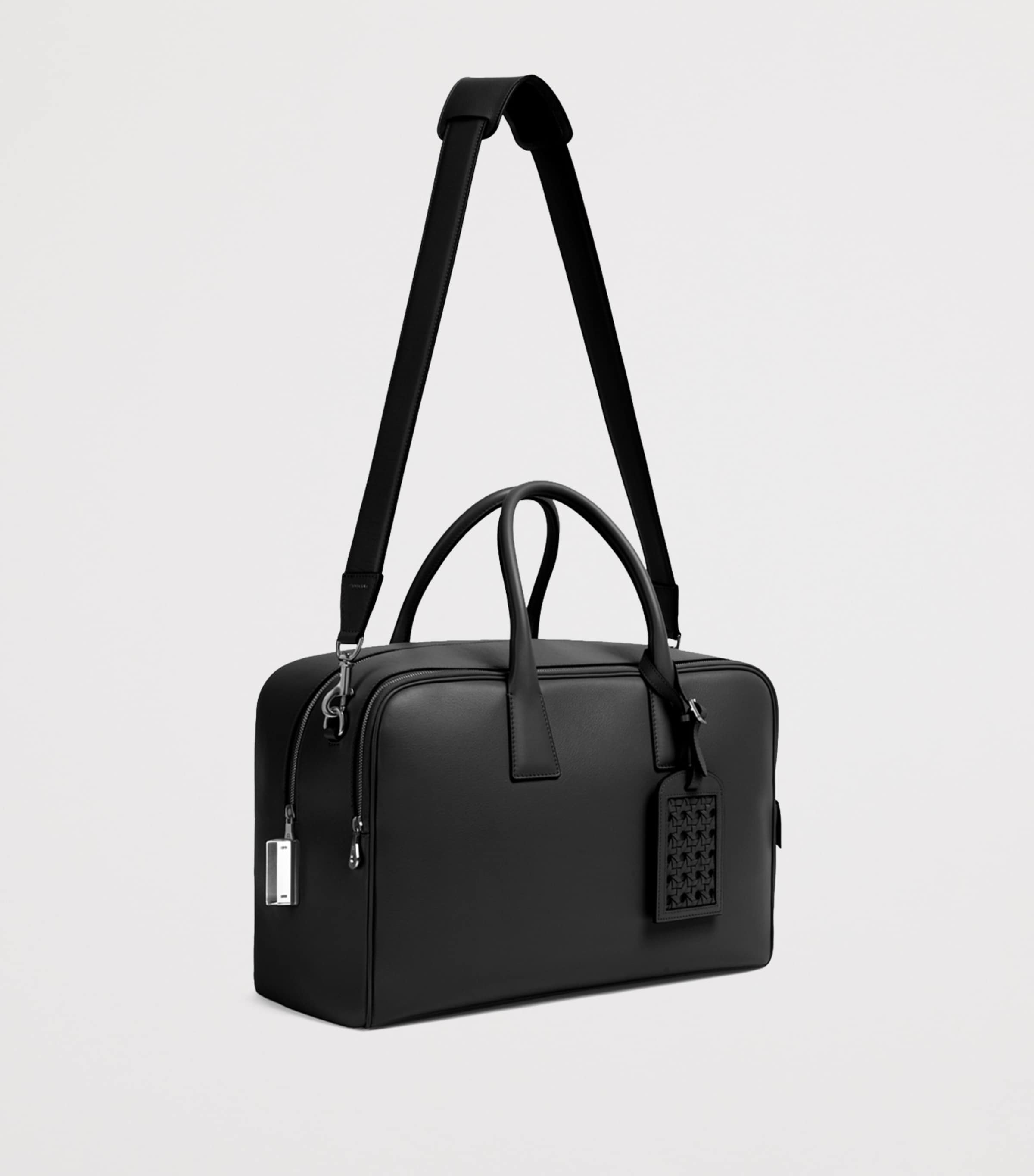 Leather Cristallo Holdall BLACK Image 2