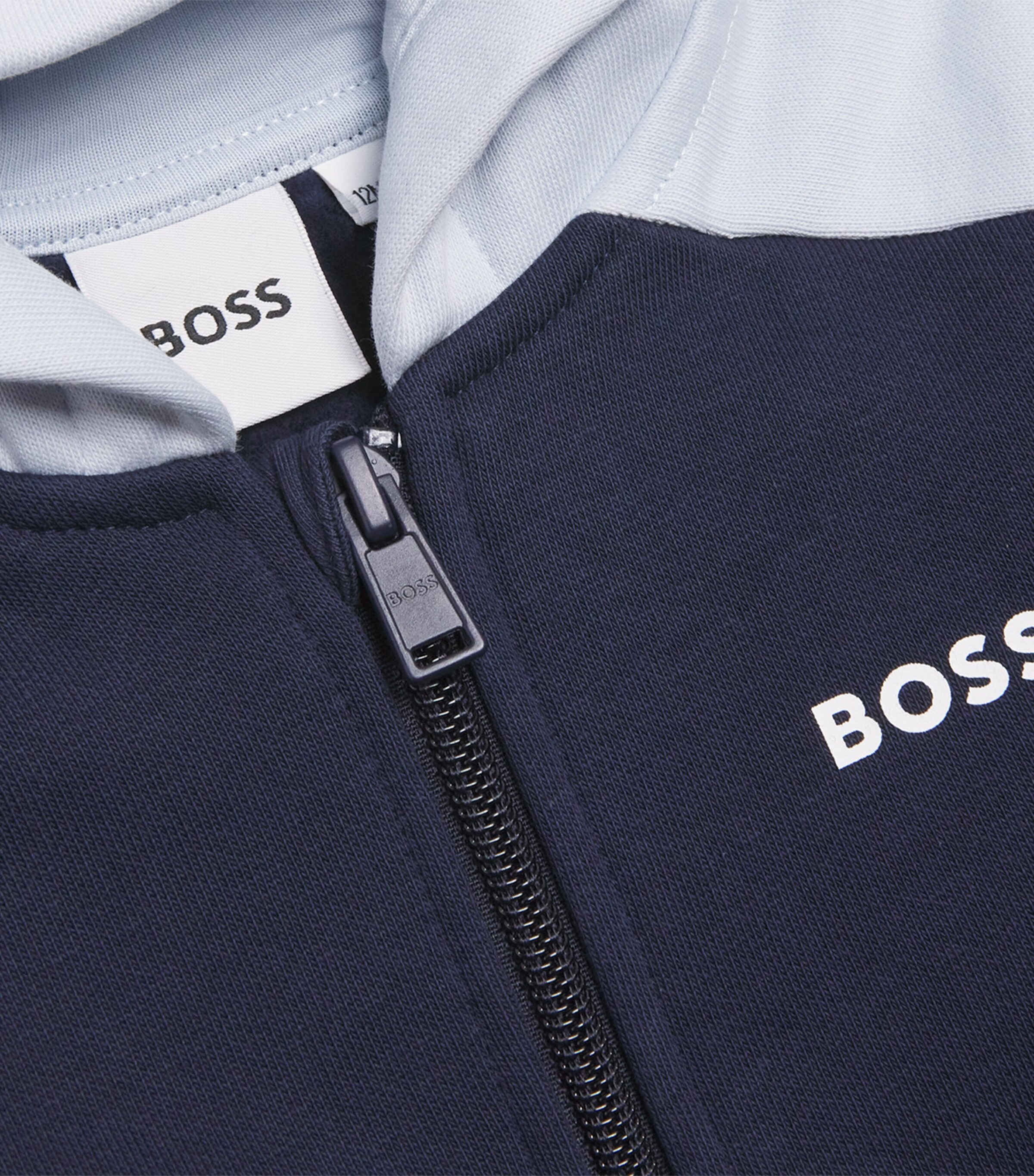 Logo Zip-Up Hoodie (3 Months-3 Years) NAVY Image 3