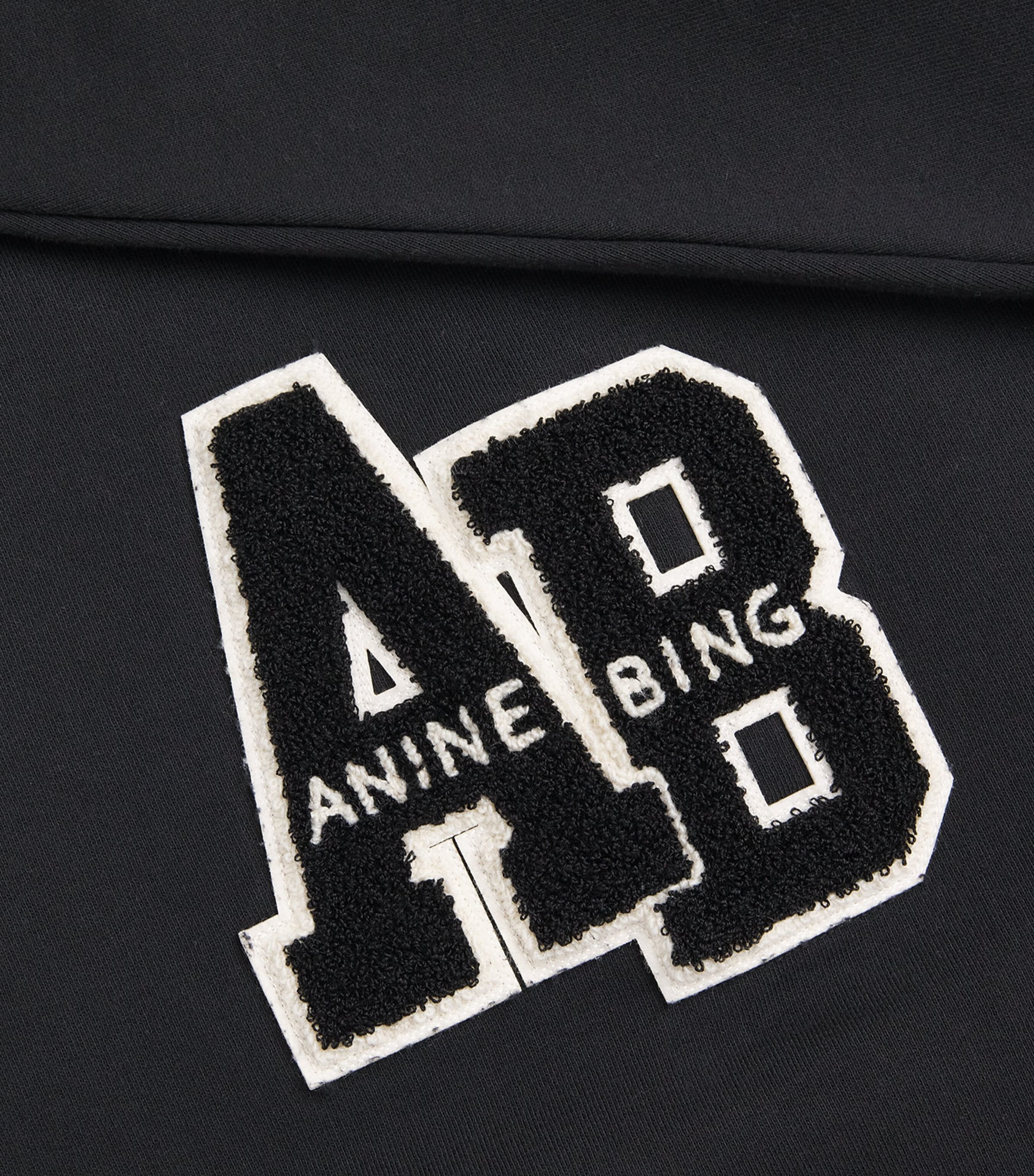 Oversized Cotton Logo Sweatshirt BLACK Image 5