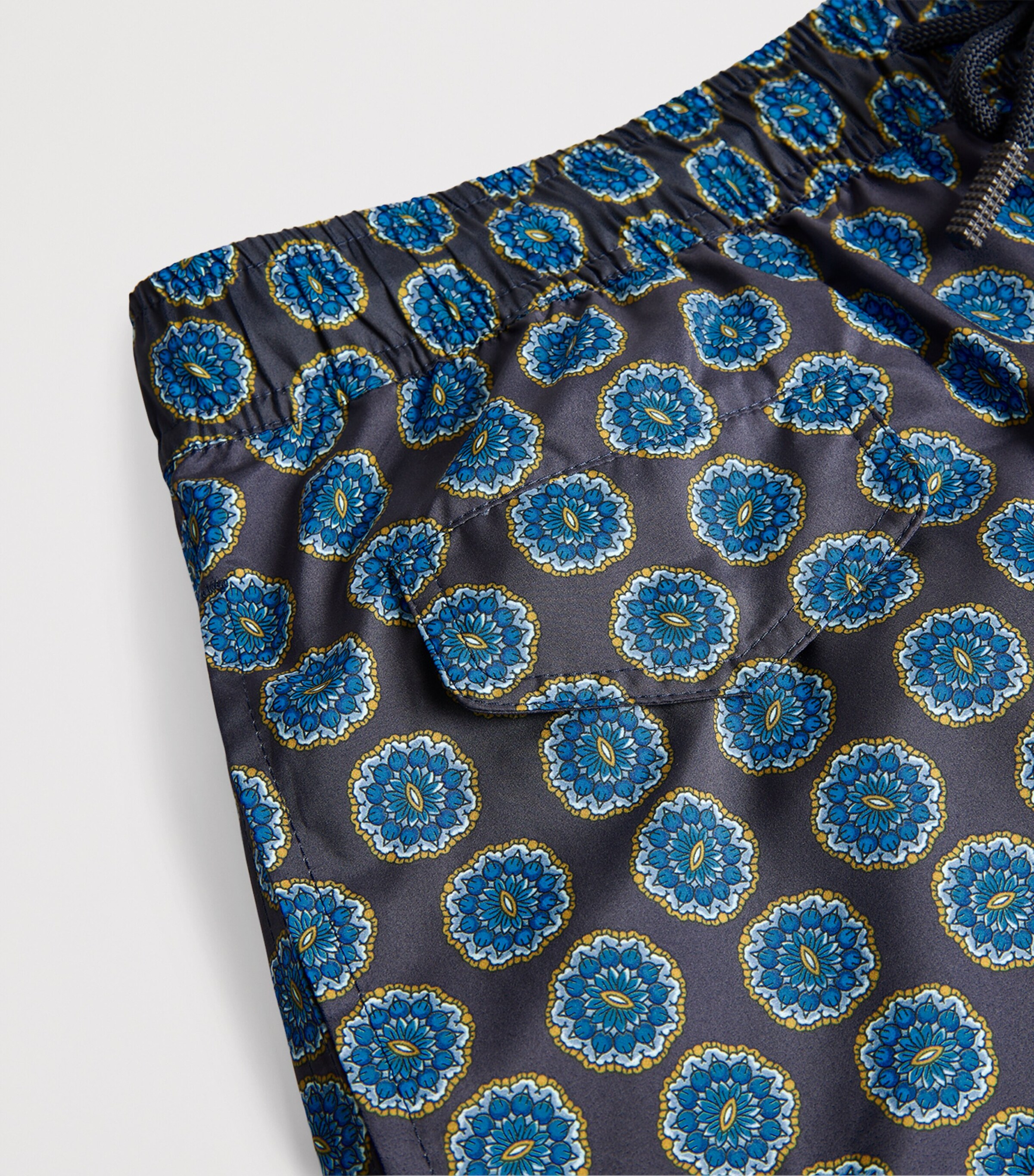 Dunhill Mens Medallion Printed Swim Shorts Image 6