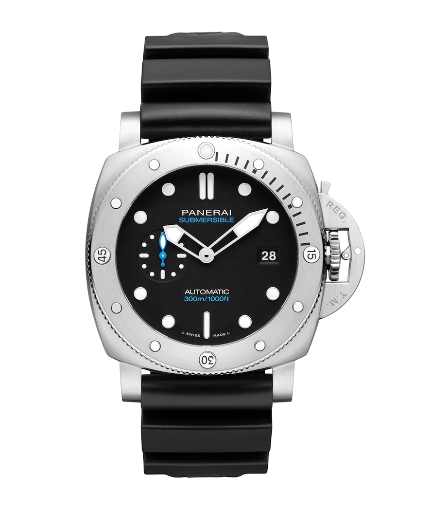 Panerai Stainless Steel Submersible Watch 44mm Black Image 1