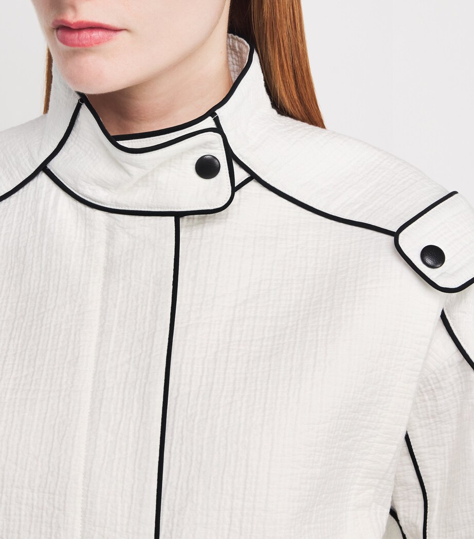 Cotton Bomber Jacket 033MARSHMALLOW Image 6