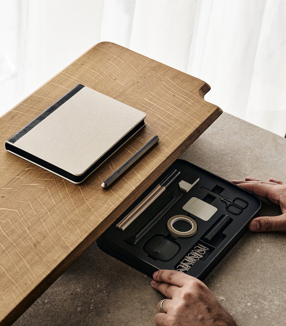 Bento Jot 3-Layer Stationary Storage Box BLACK Image 7