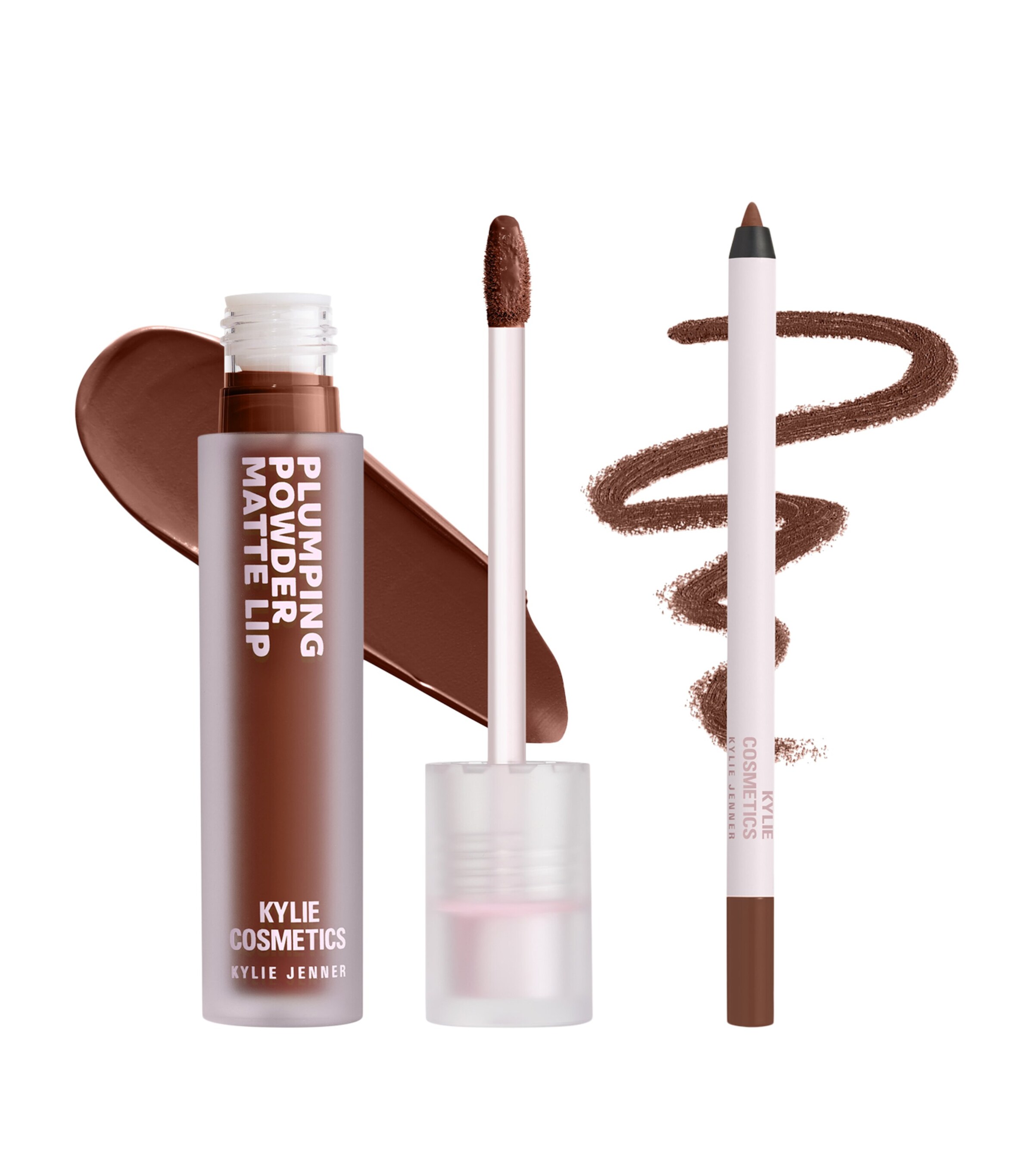 Kylie Cosmetics Plumping Matte Lip Kit True Brown K Image 3