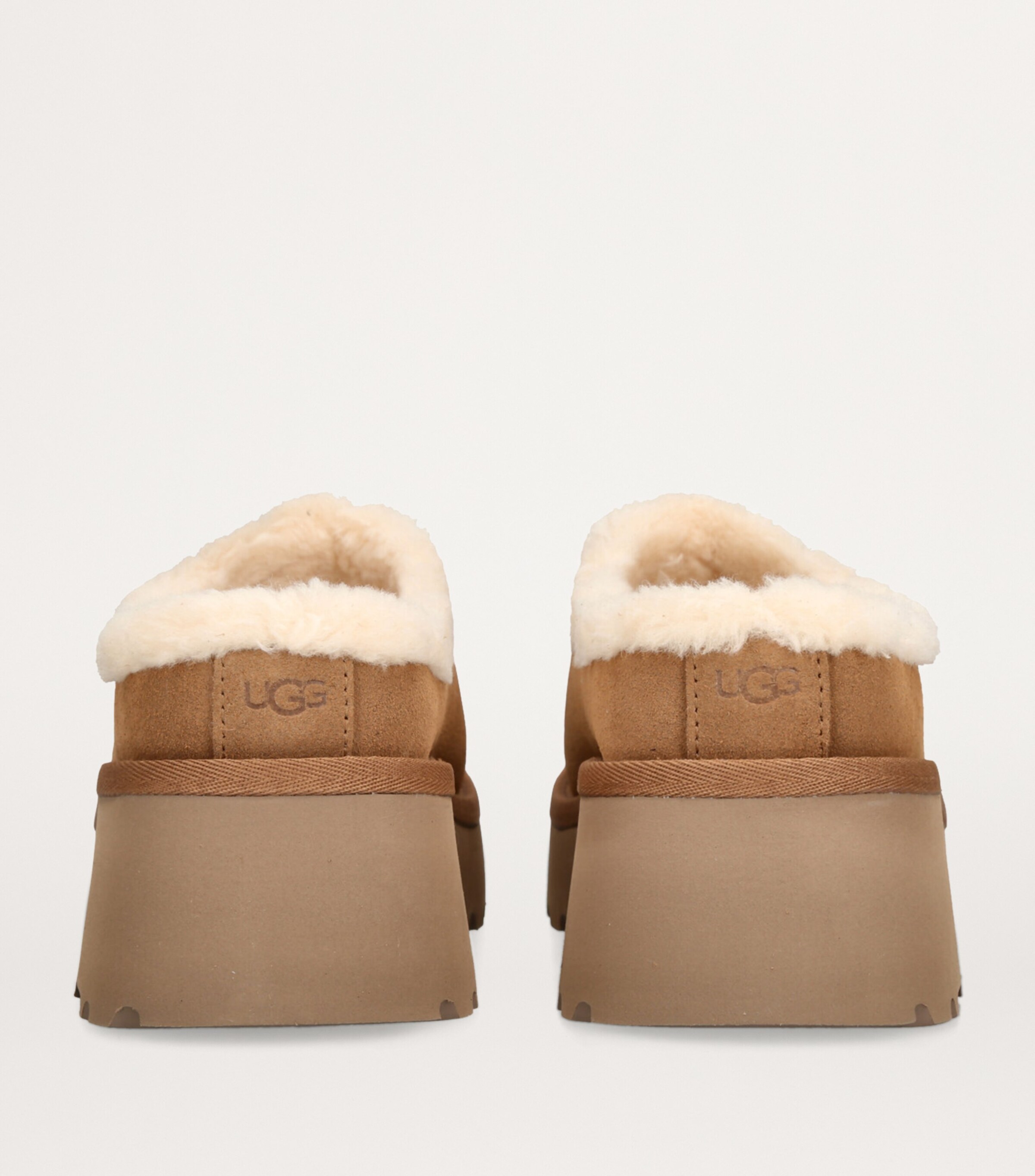 UGG Suede Cosy New Heights Mules 60 Chestnut Image 2