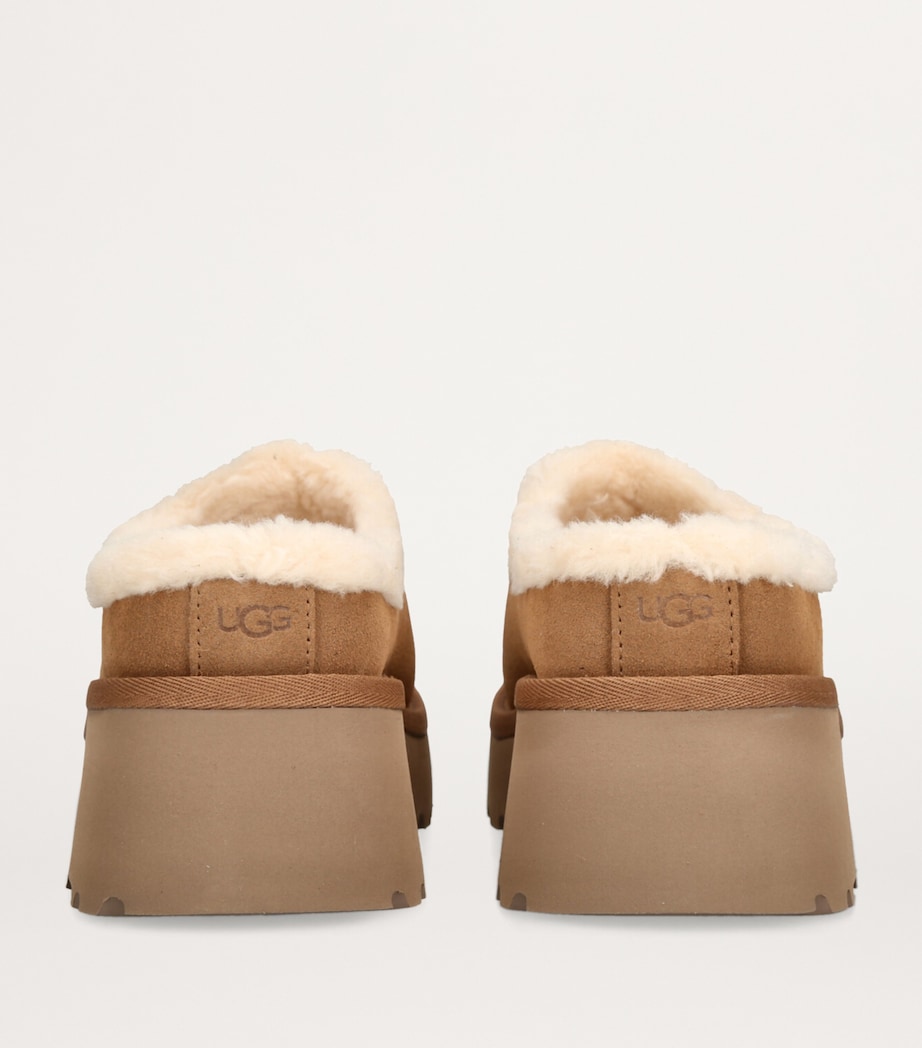 Suede Cosy New Heights Mules 60 CHESTNUT Image 2