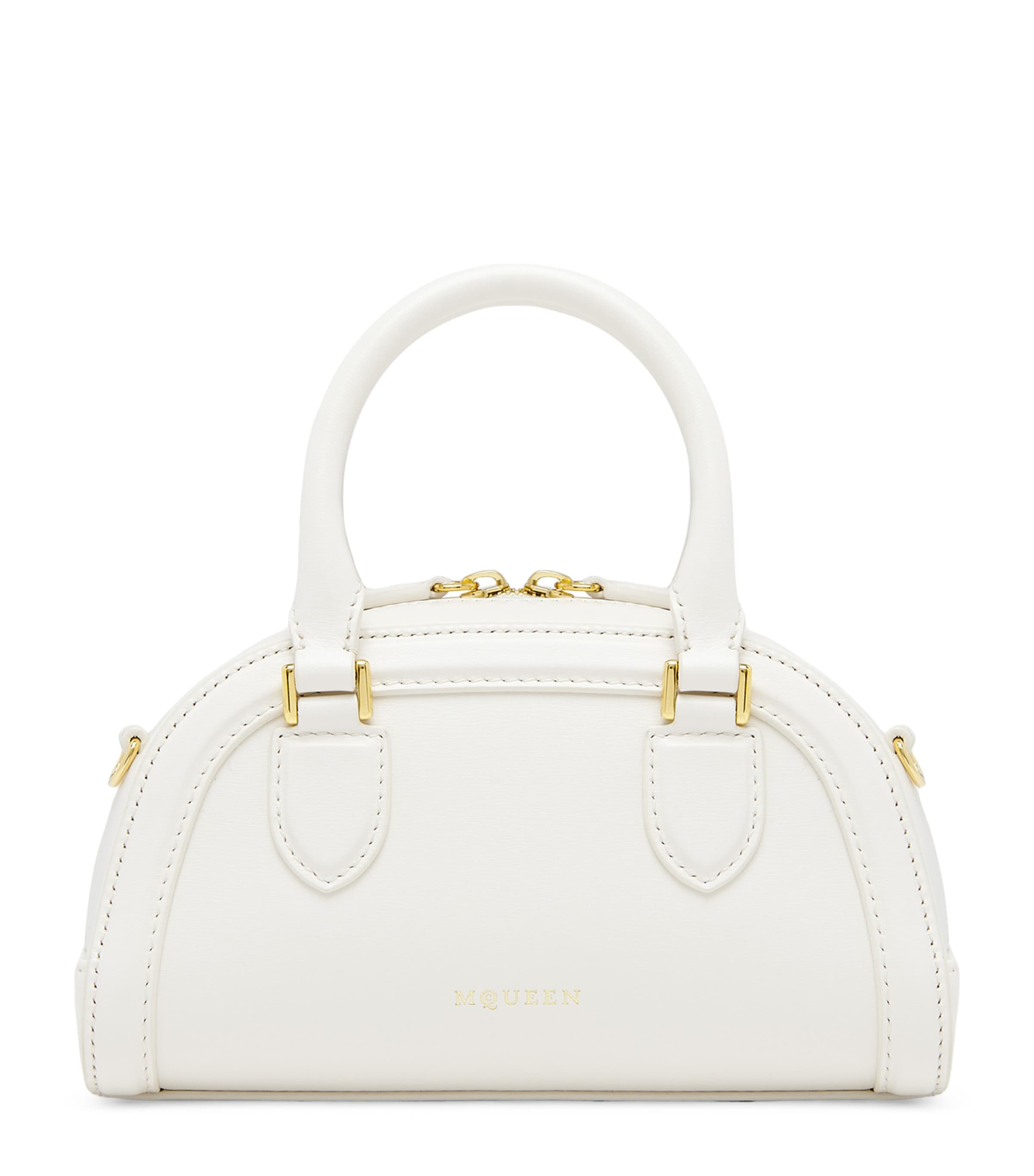 Alexander Mcqueen Mini Leather Birdee Boston Cross-body Bag