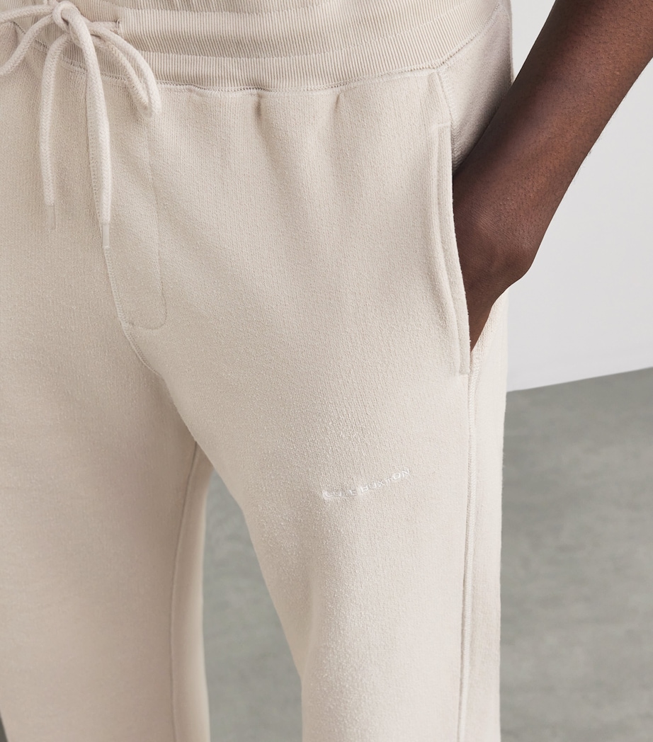 Cotton-Blend Logo Sweatpants SAND 380 Image 6