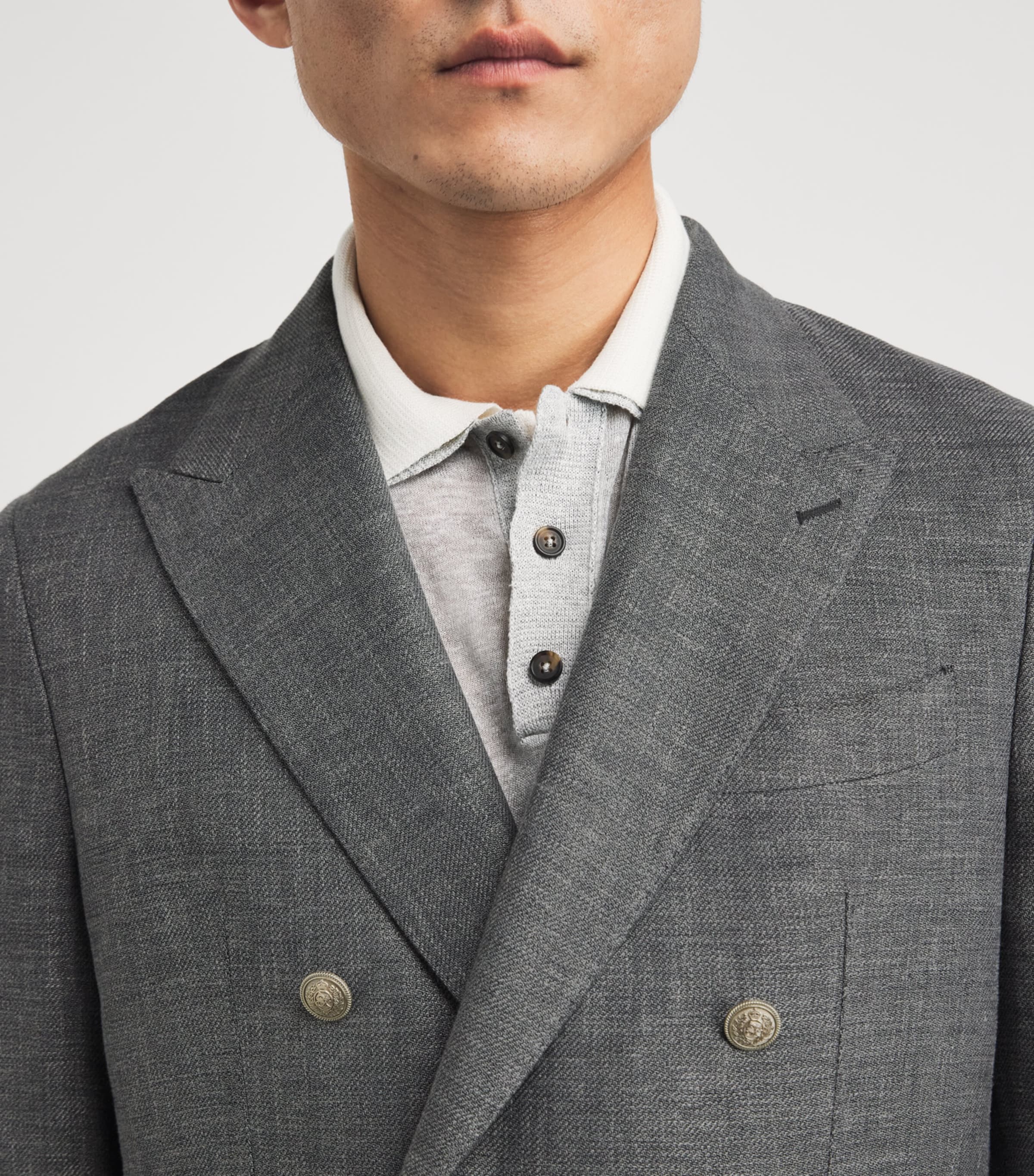 Eleventy Mens Linen-Wool-Silk Blazer Nero Image 3