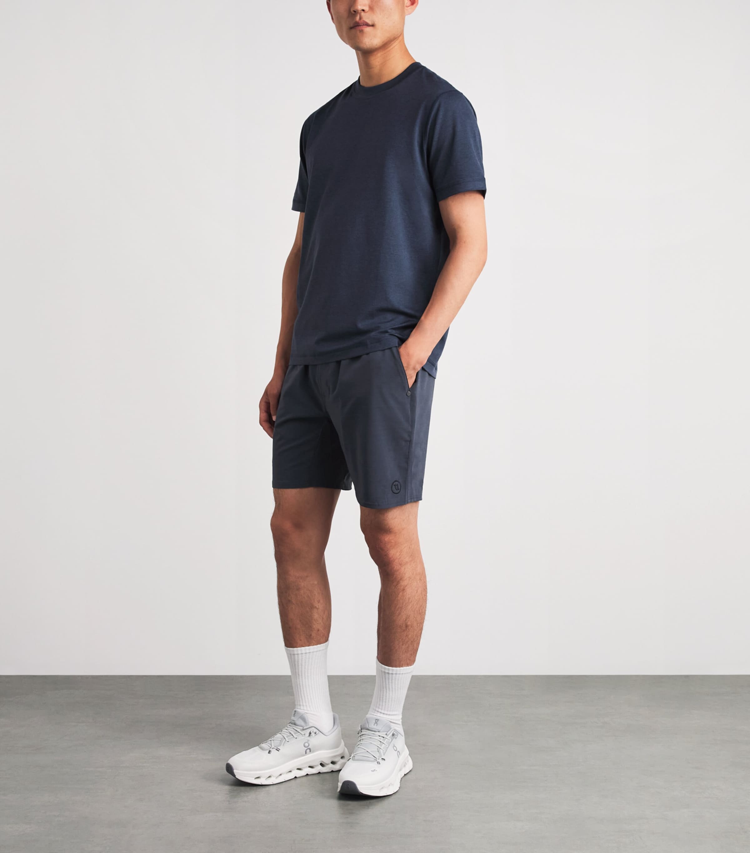 VUORI Mens 7’’ Lined Elevate Kore Shorts Nvy Navy Image 2