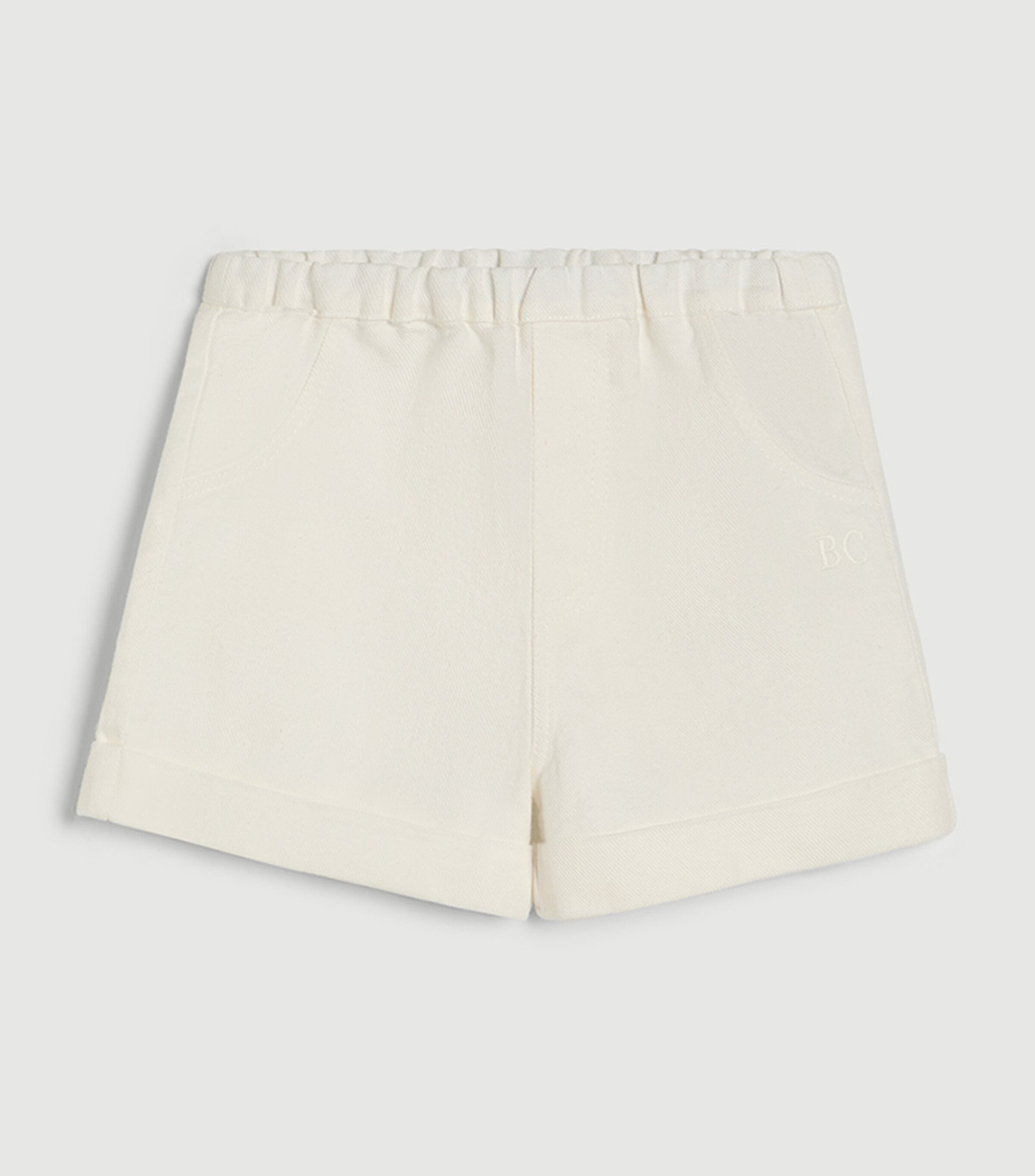 Brunello Cucinelli Kids Cotton-Linen Baby Bernie Shorts (3-18 Months) Image 4