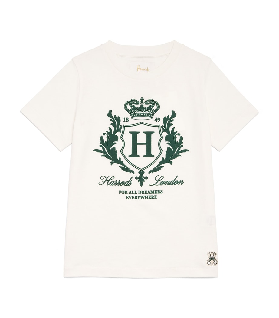Cotton Logo T-Shirt (2-8 Years) IVORY Image 1