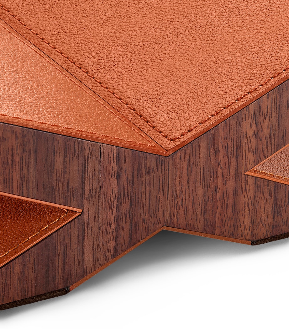 Walnut-Leather Culture Bookstand CAMEL Image 5