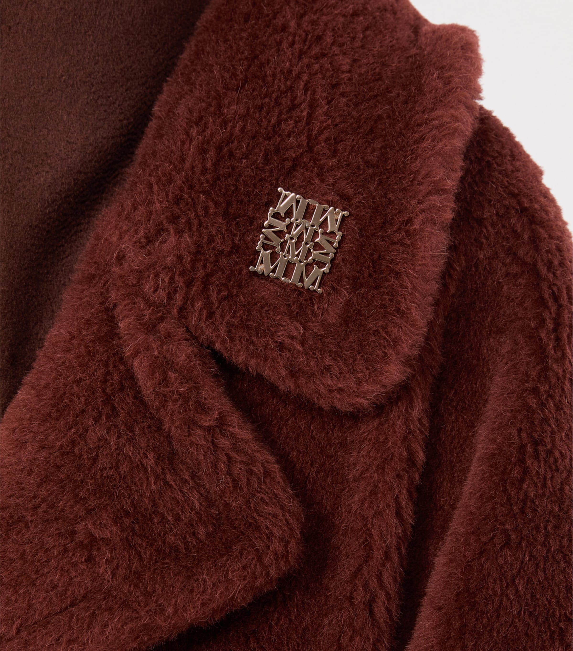 Max Mara Monogram Brooch Bronze Image 2