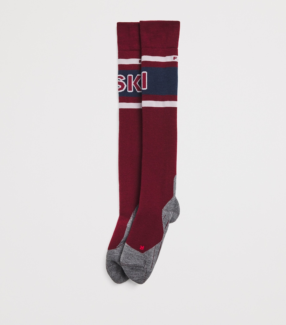 SK2 Skiing Socks 8117 MERLOT Image 2
