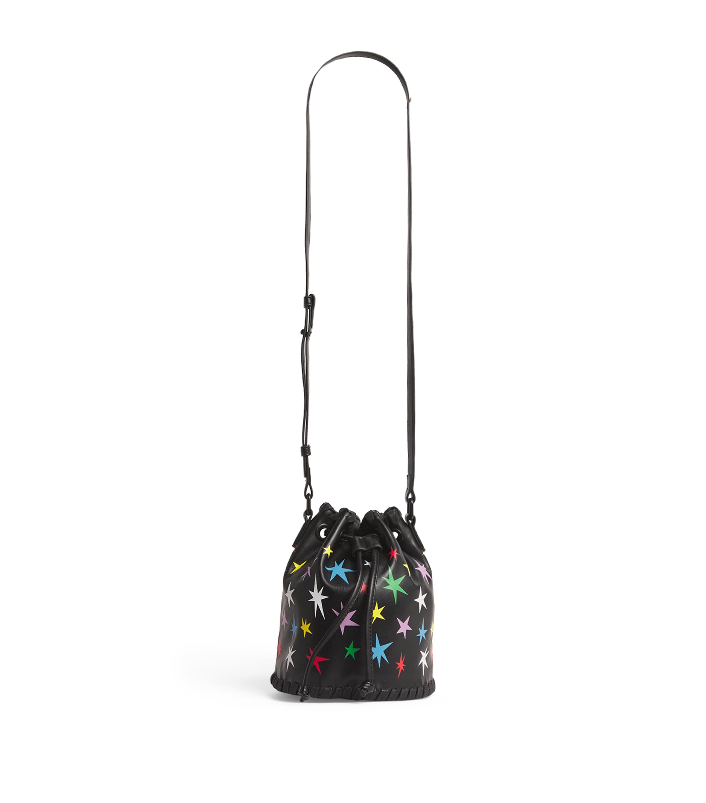 Star Print Bucket Bag