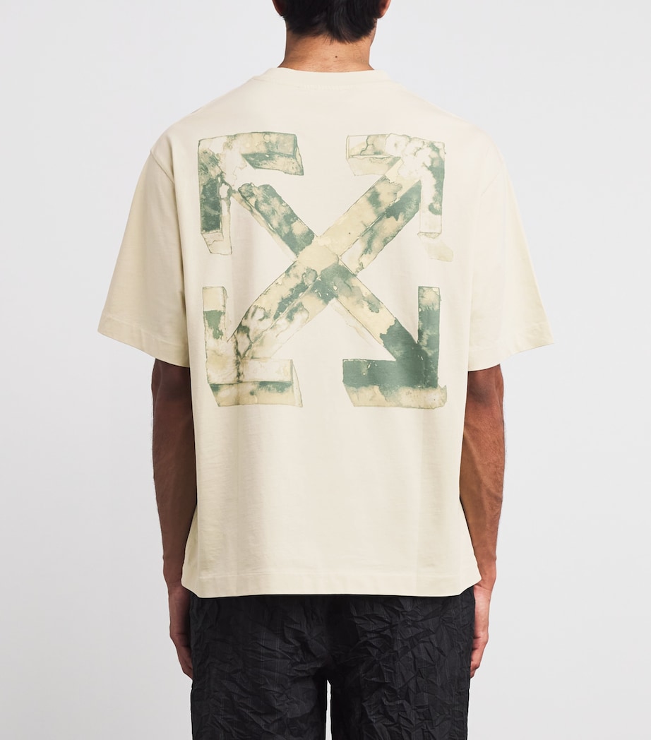 Cotton Cloudy Arrow Skate Logo T-Shirt FROZEN DEW Image 4