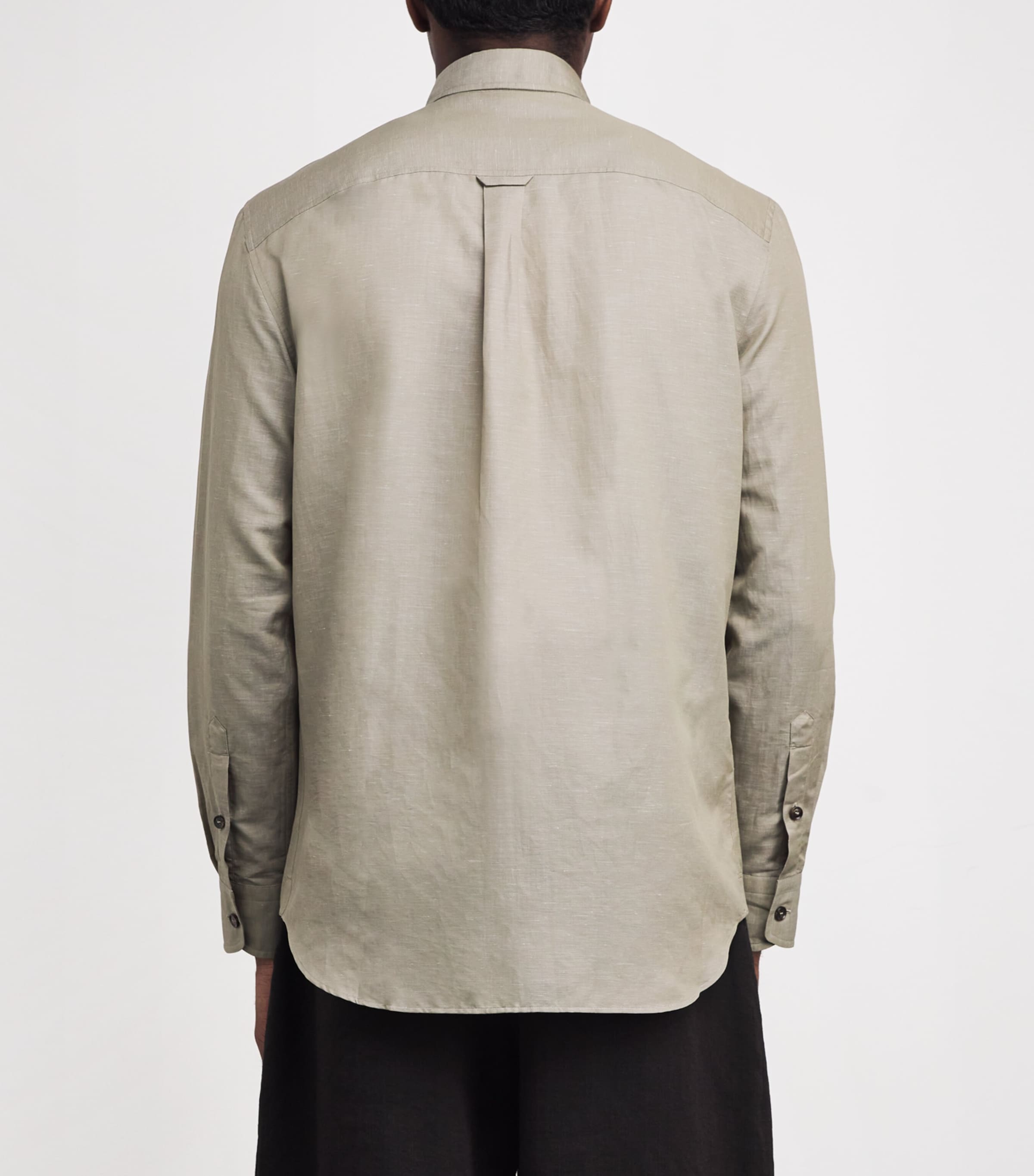 Cotton-Linen Twin-Pocket Shirt 2900 Image 4