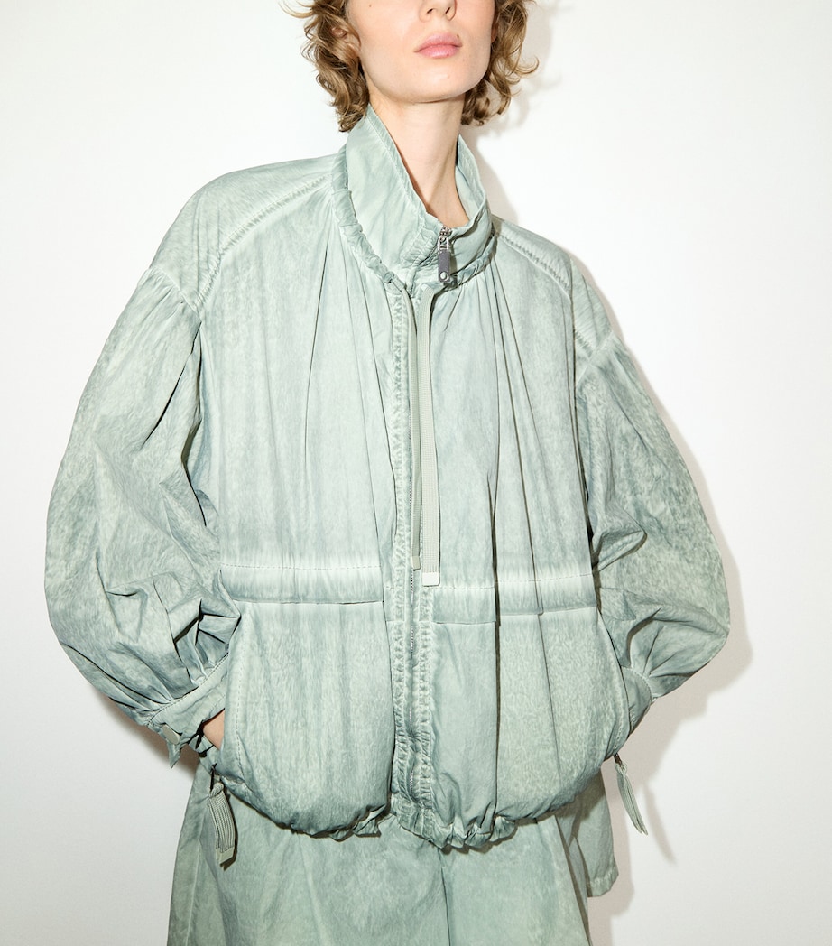 MAX&Co. Womens Oversized Zip-Up Jacket Jade Image 4
