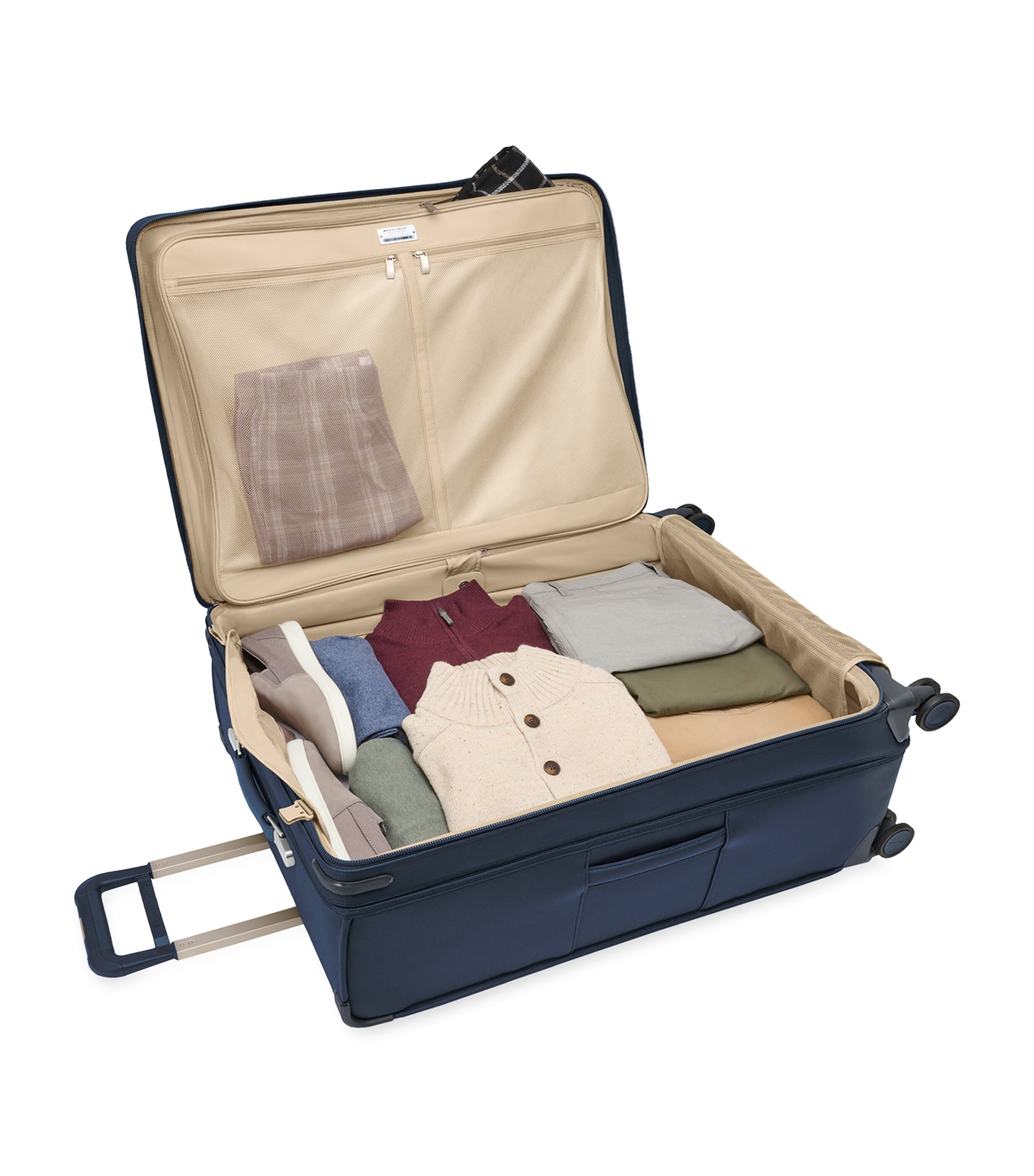 Baseline Extra Large Expandable Spinner Suitcase (79cm) NAVY Image 4