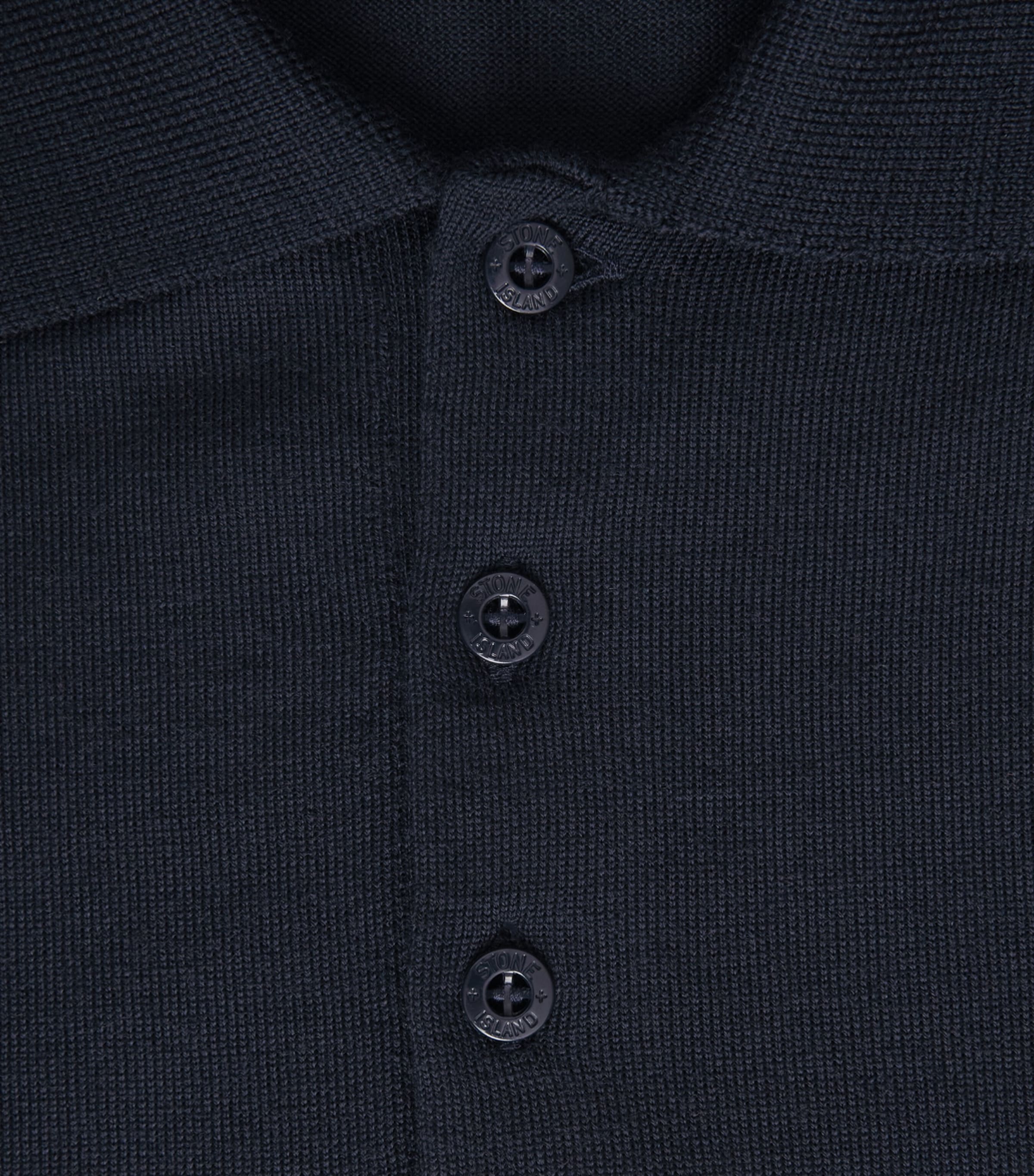 Stone Island Mens Virgin Wool Ghost Polo Sweater Image 6