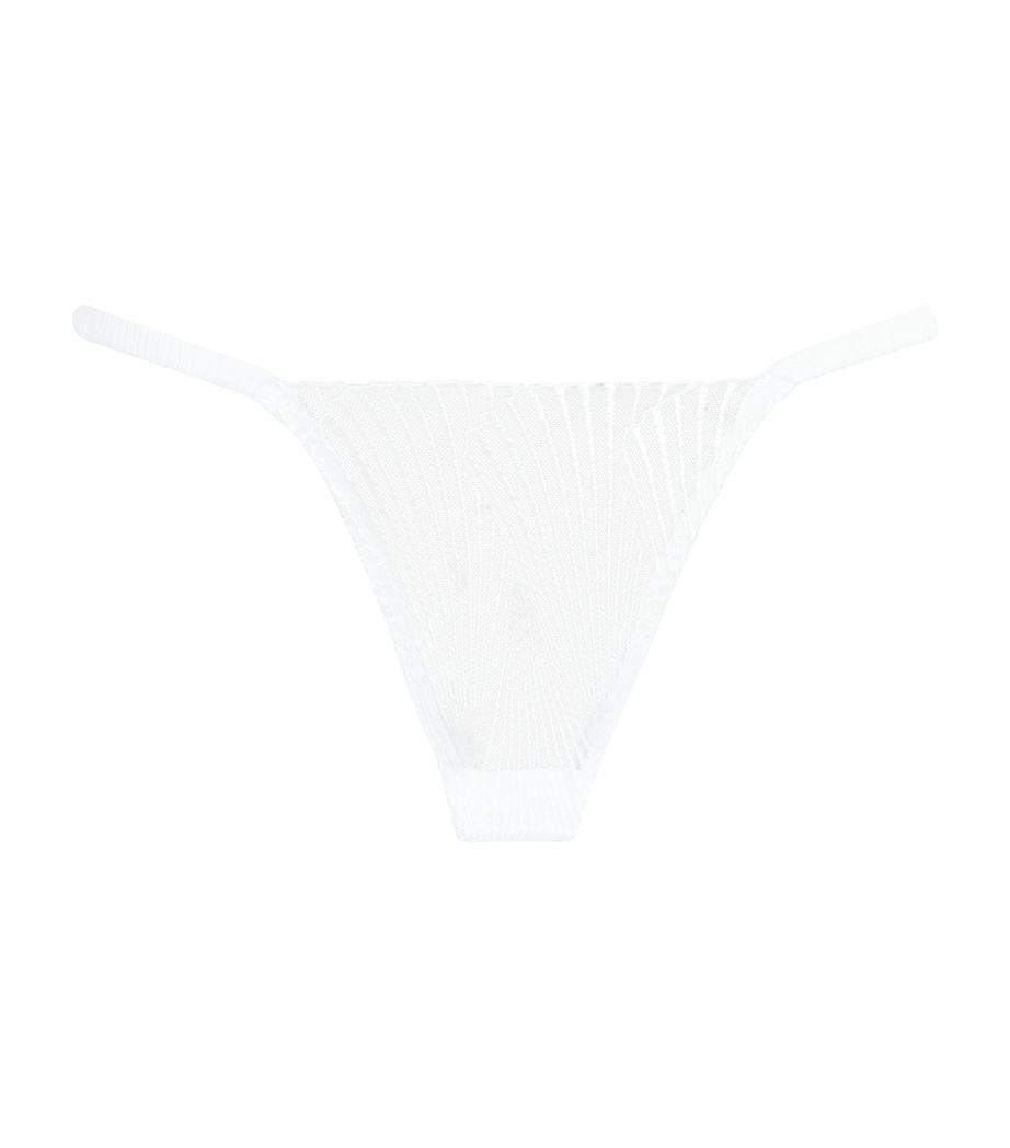 Coco De Mer Womens Athena Brazilian Briefs Ivory Image 1